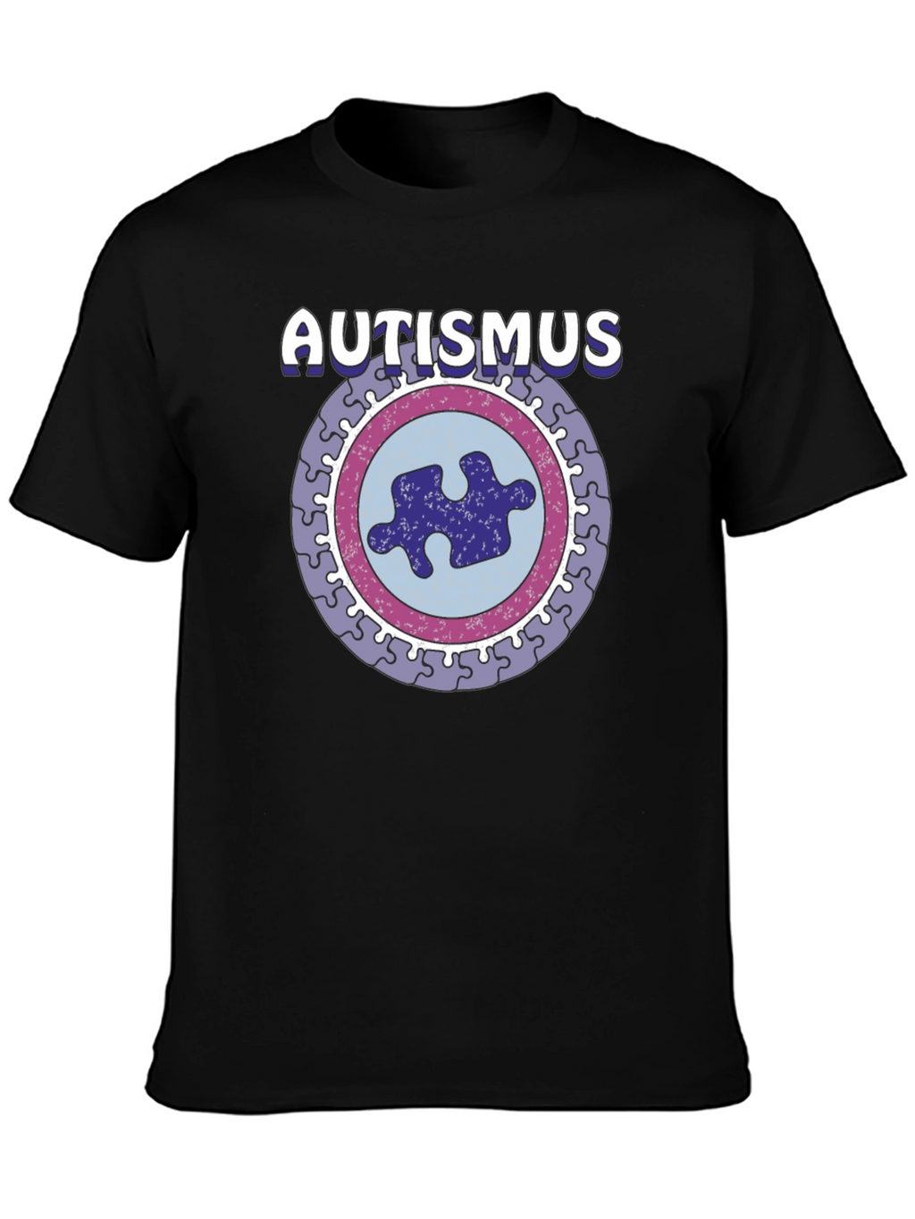 Autismus Puzzle Piece Graphic T-Shirt