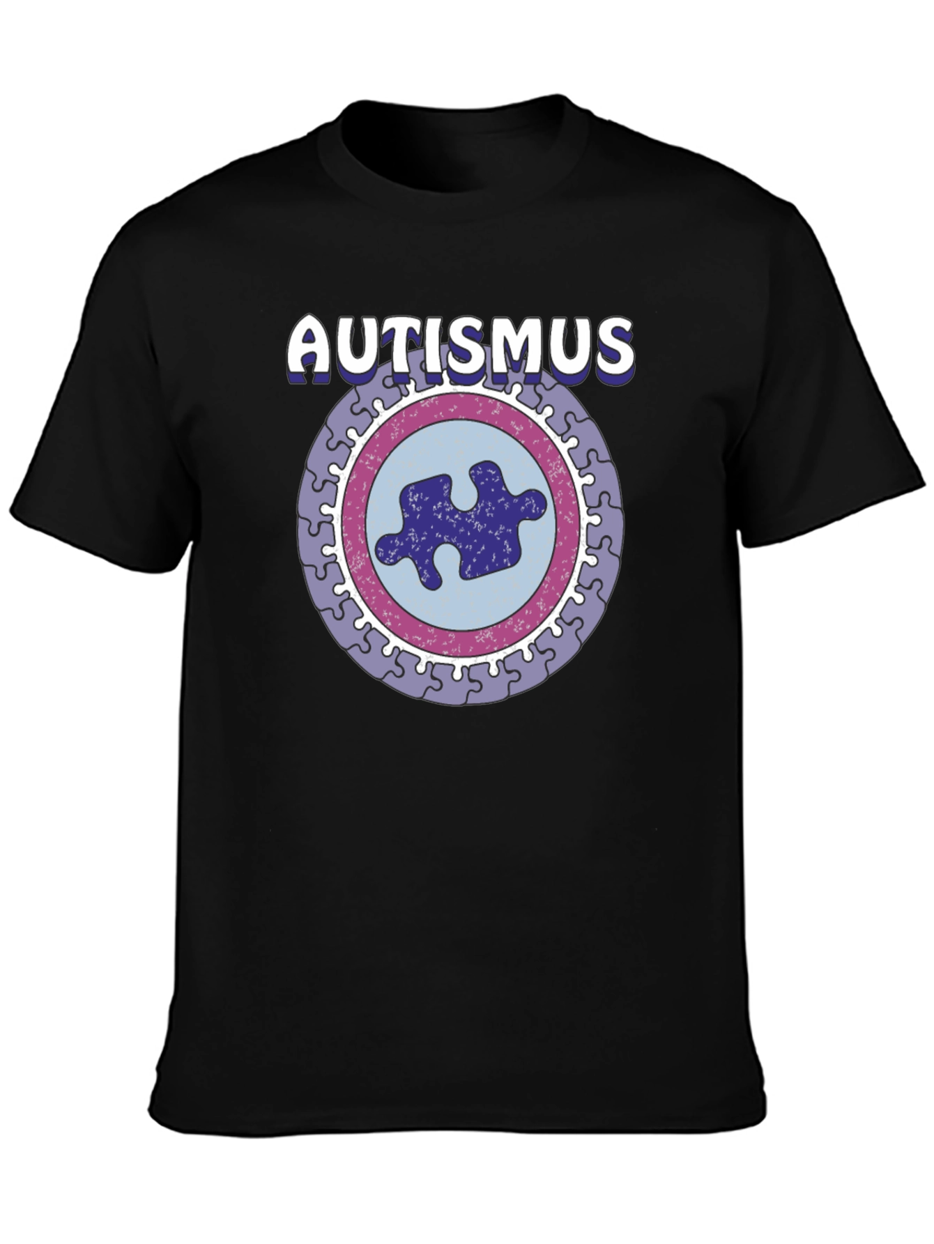 Autismus Puzzle Piece Graphic T-Shirt
