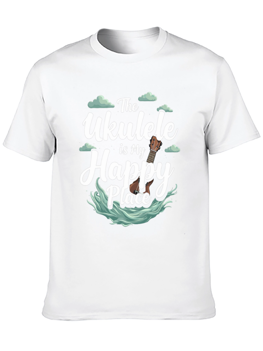Ukulele Happy Place Graphic Tee