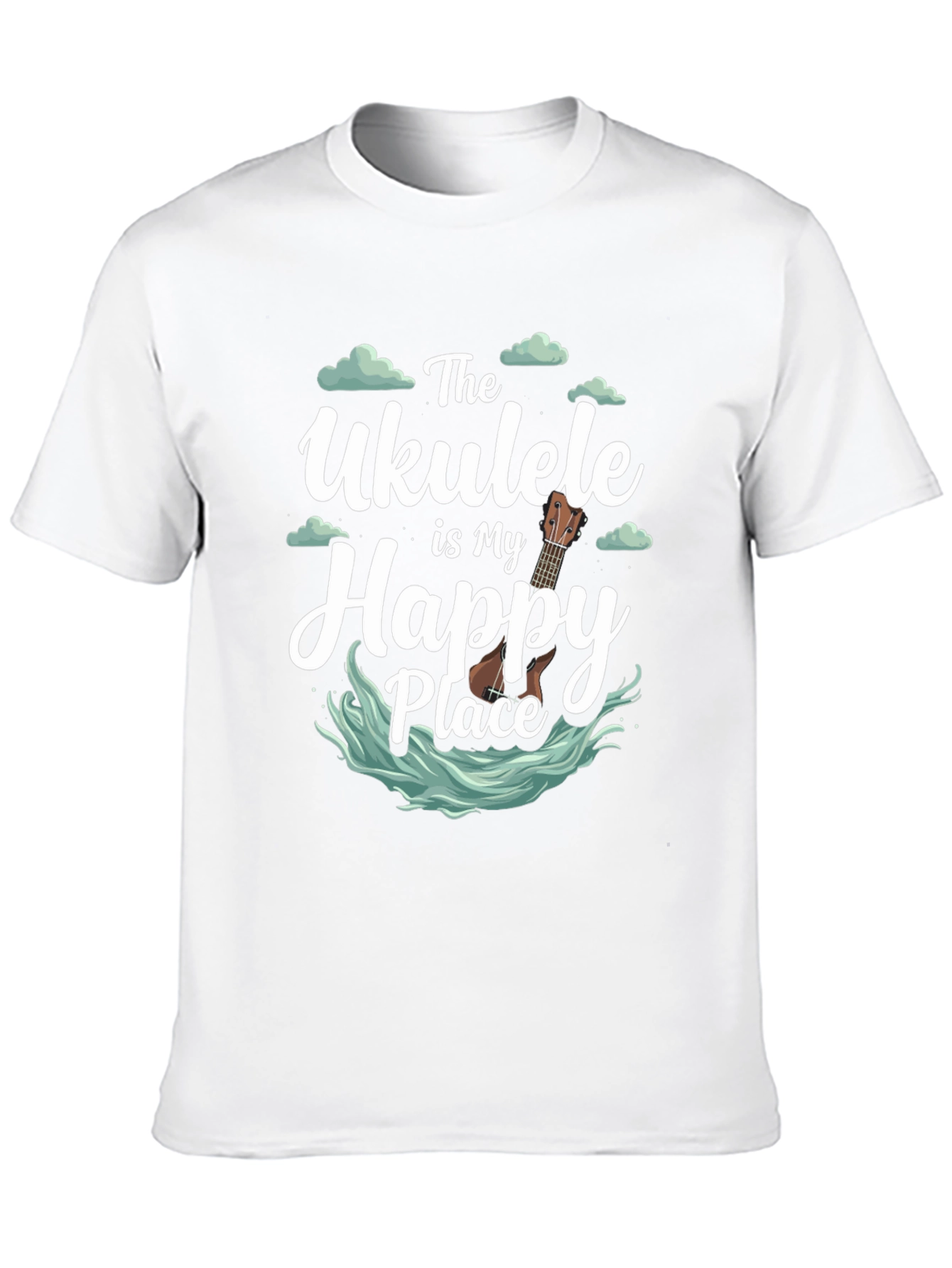 Ukulele Happy Place Graphic Tee