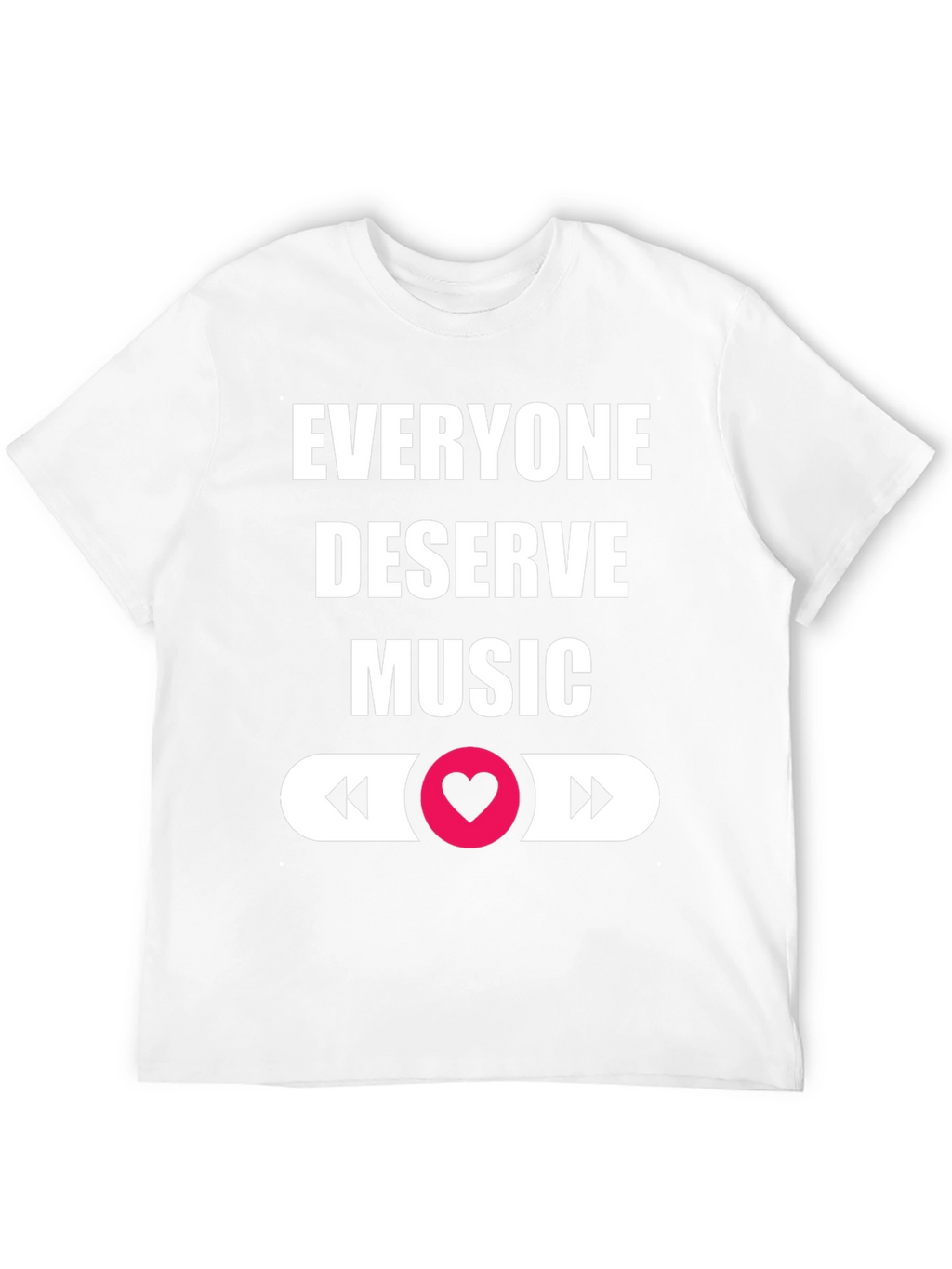 Everyone Deserves Music Black Graphic Tee