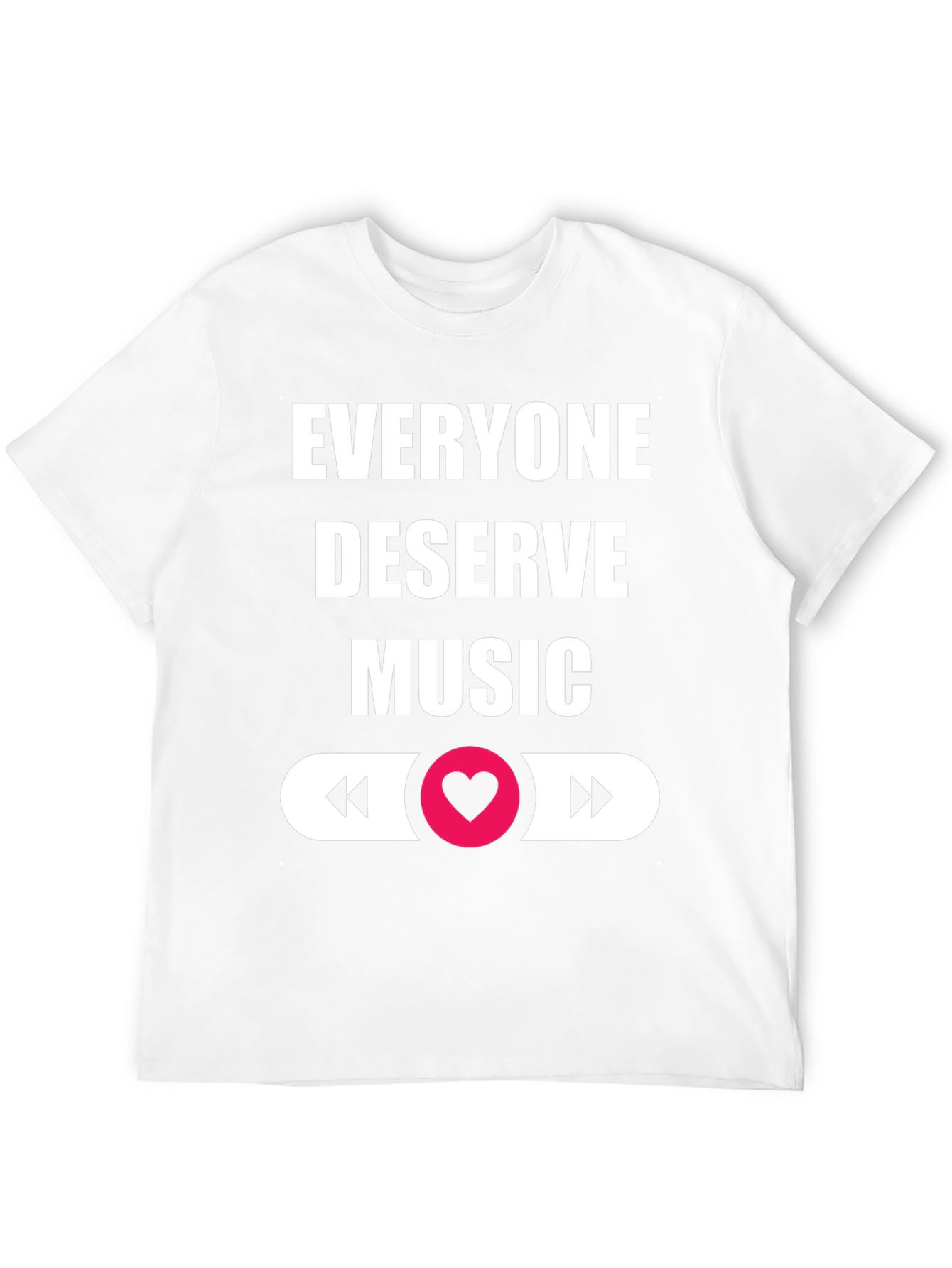 Everyone Deserves Music Black Graphic Tee