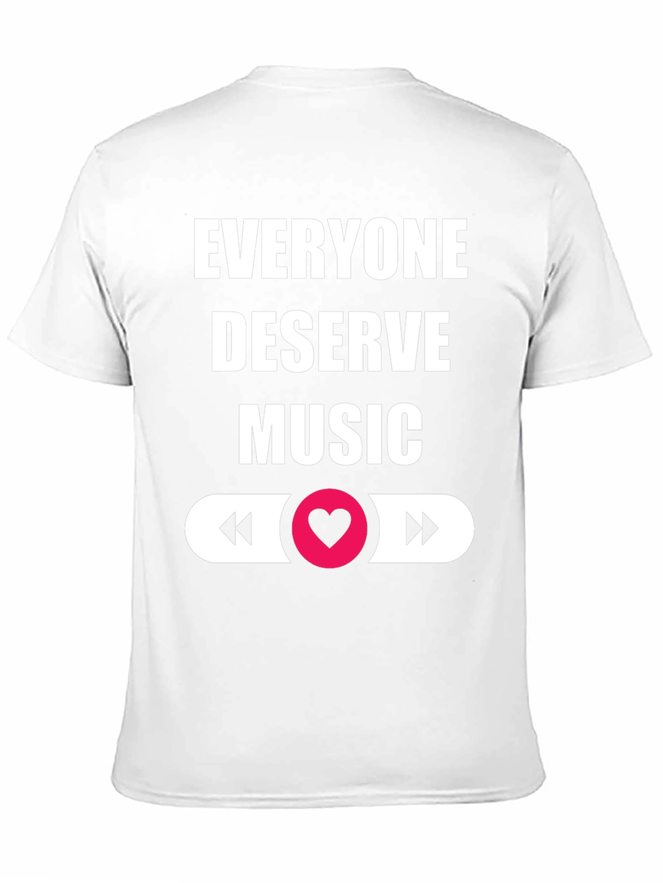 Everyone Deserves Music Black Graphic Tee