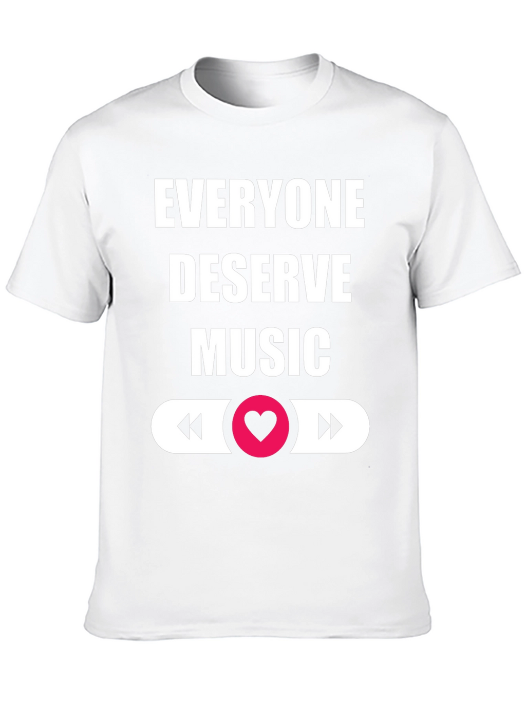 Everyone Deserves Music Black Graphic Tee