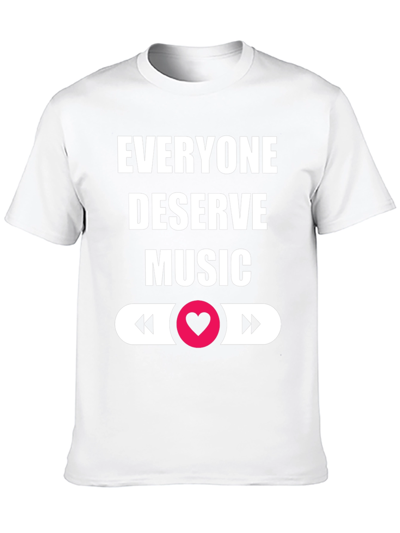 Everyone Deserves Music Black Graphic Tee