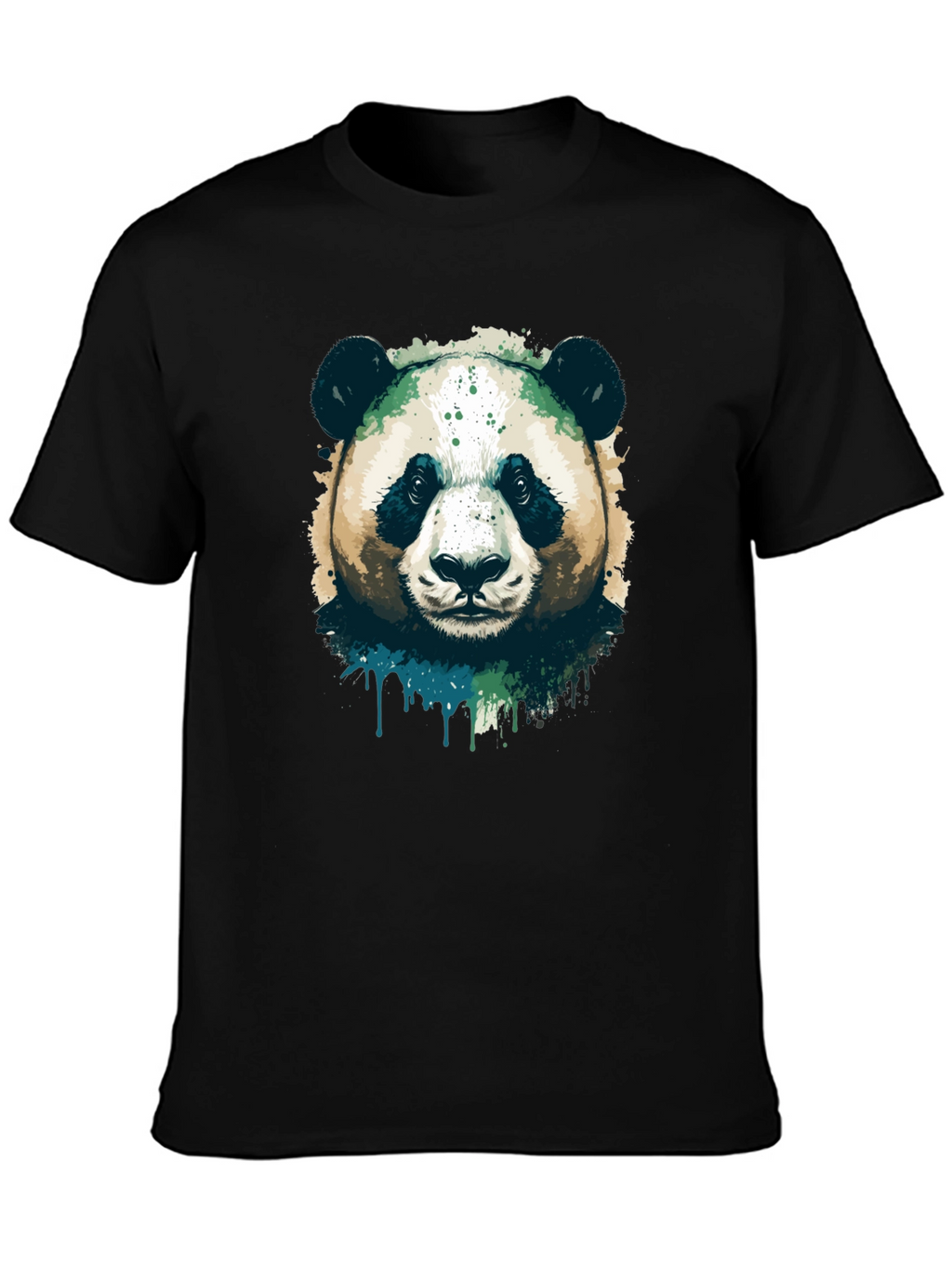 Panda Graphic Black T-Shirt
