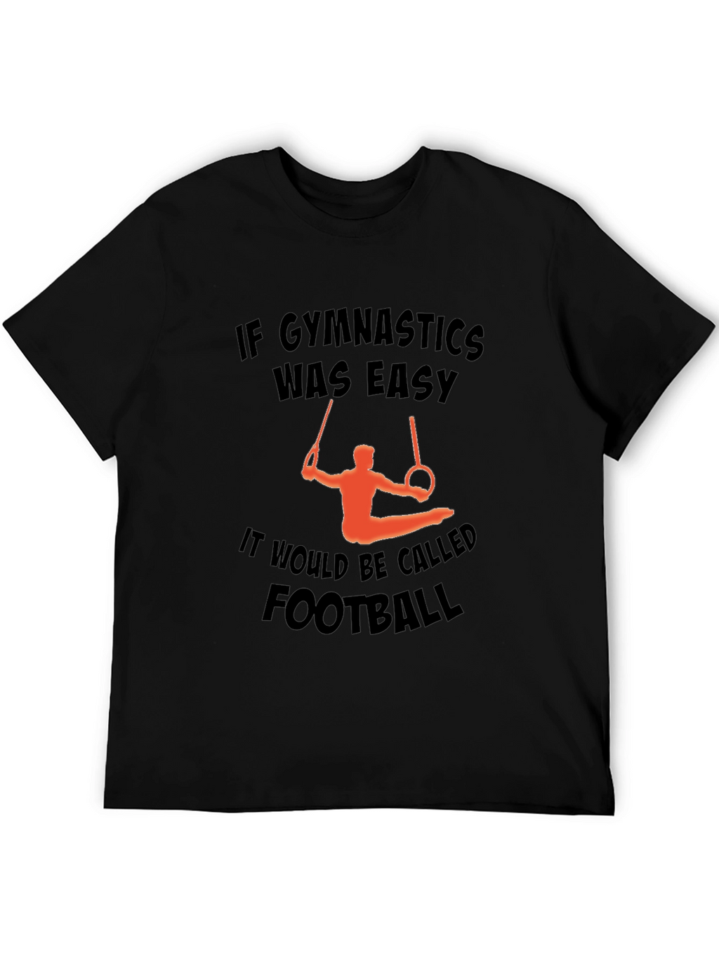 Gymnastics Rings Graphic Tee for Athletes