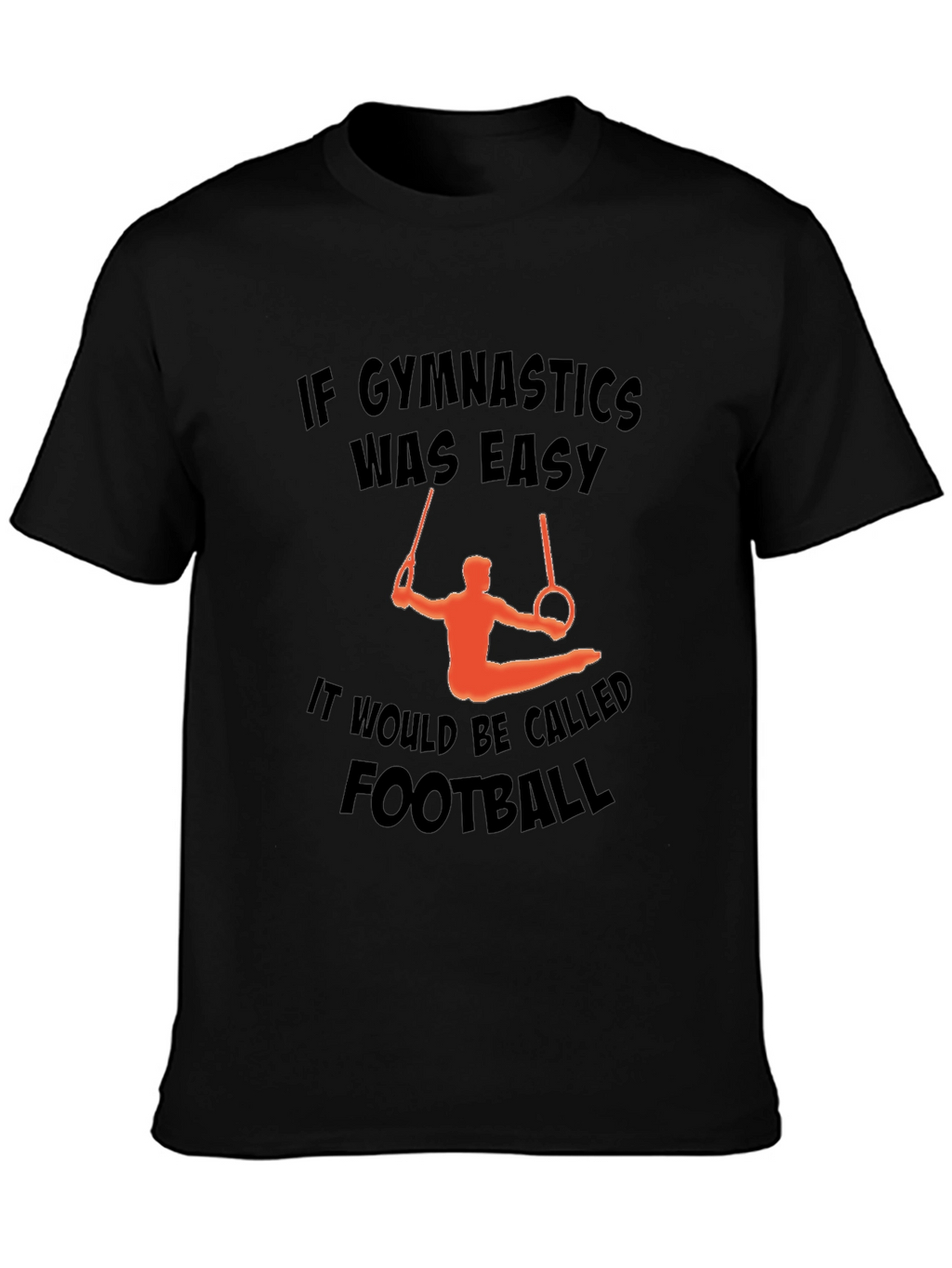 Gymnastics Rings Graphic Tee for Athletes