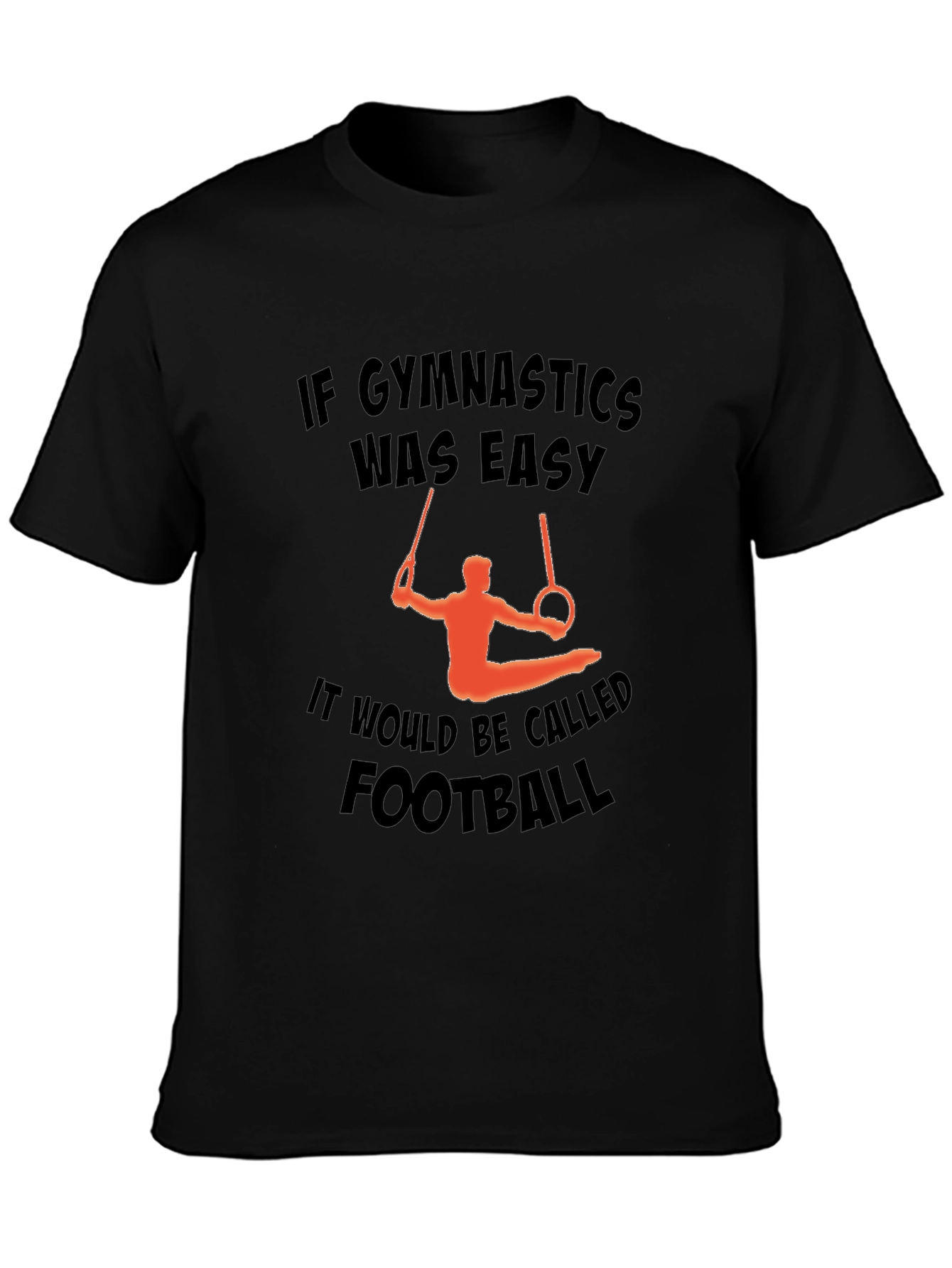 Gymnastics Rings Graphic Tee for Athletes