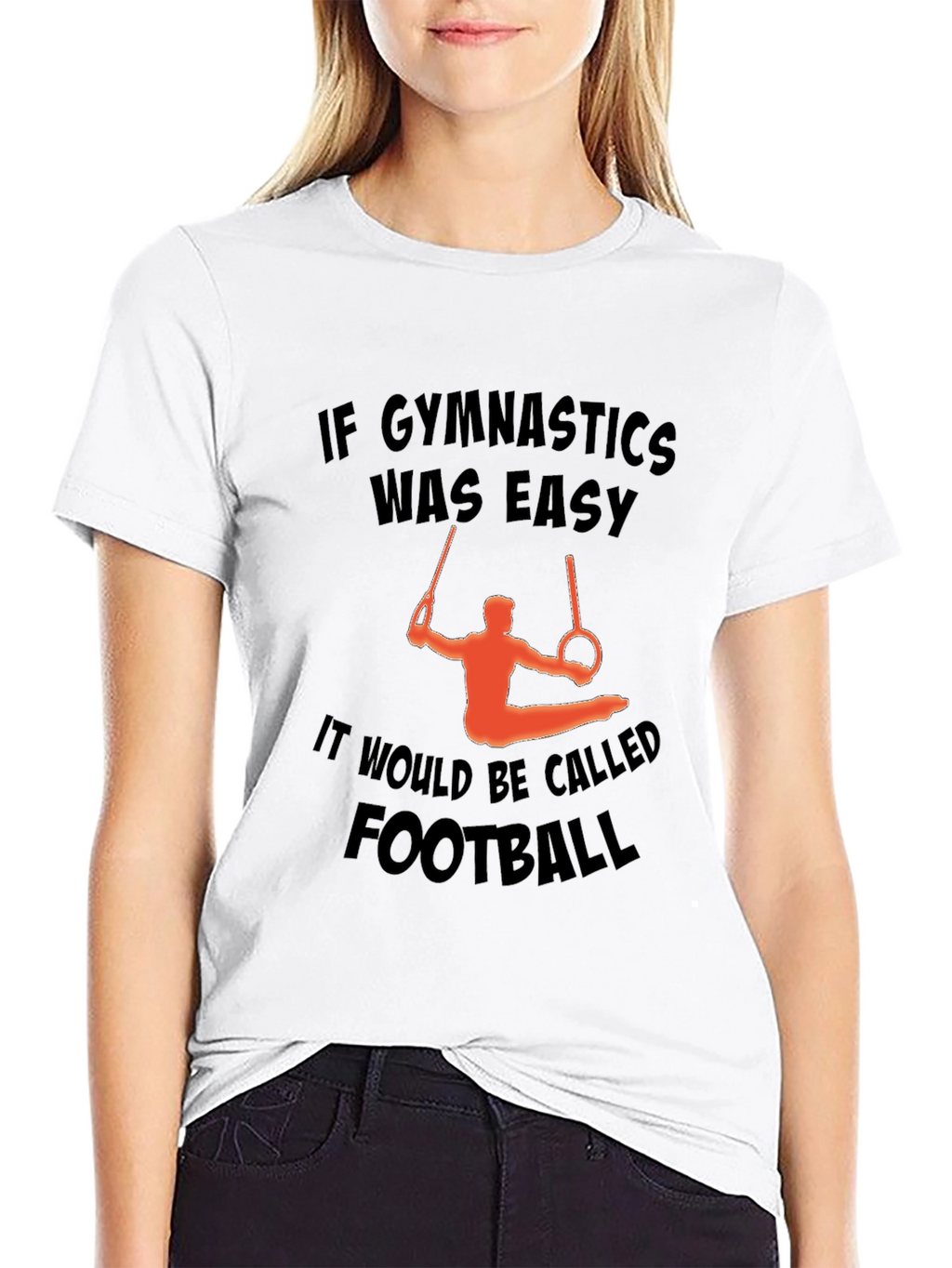 Gymnastics Rings Graphic Tee for Athletes