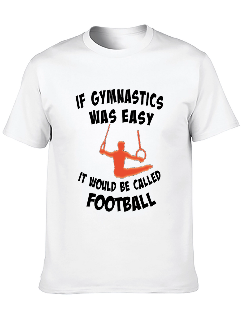 Gymnastics Rings Graphic Tee for Athletes