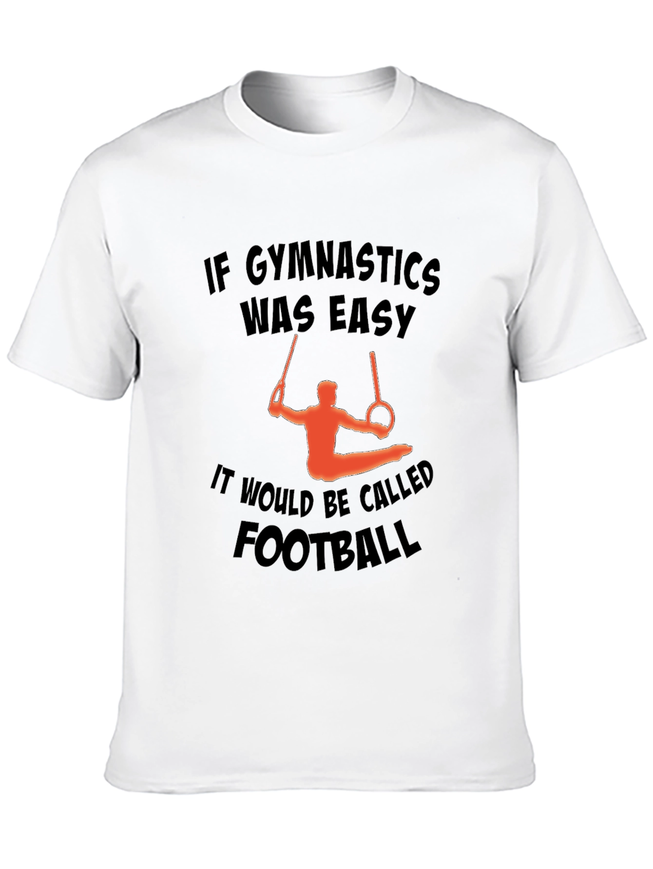 Gymnastics Rings Graphic Tee for Athletes