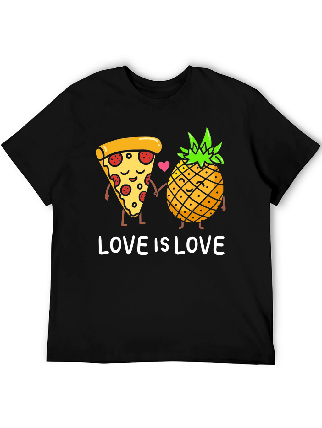 Pizza & Pineapple Love is Love Graphic Tee