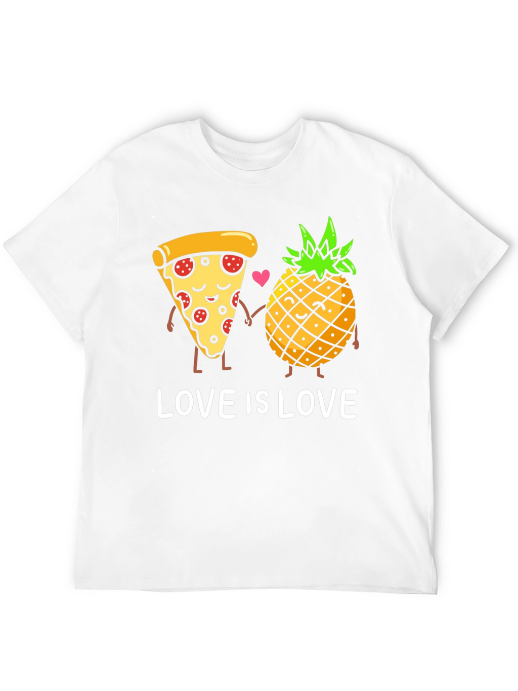 Pizza & Pineapple Love is Love Graphic Tee
