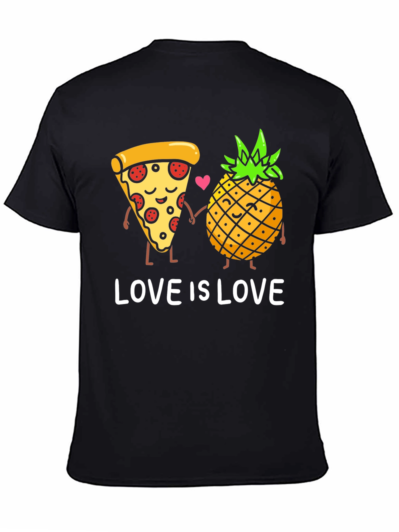 Pizza & Pineapple Love is Love Graphic Tee