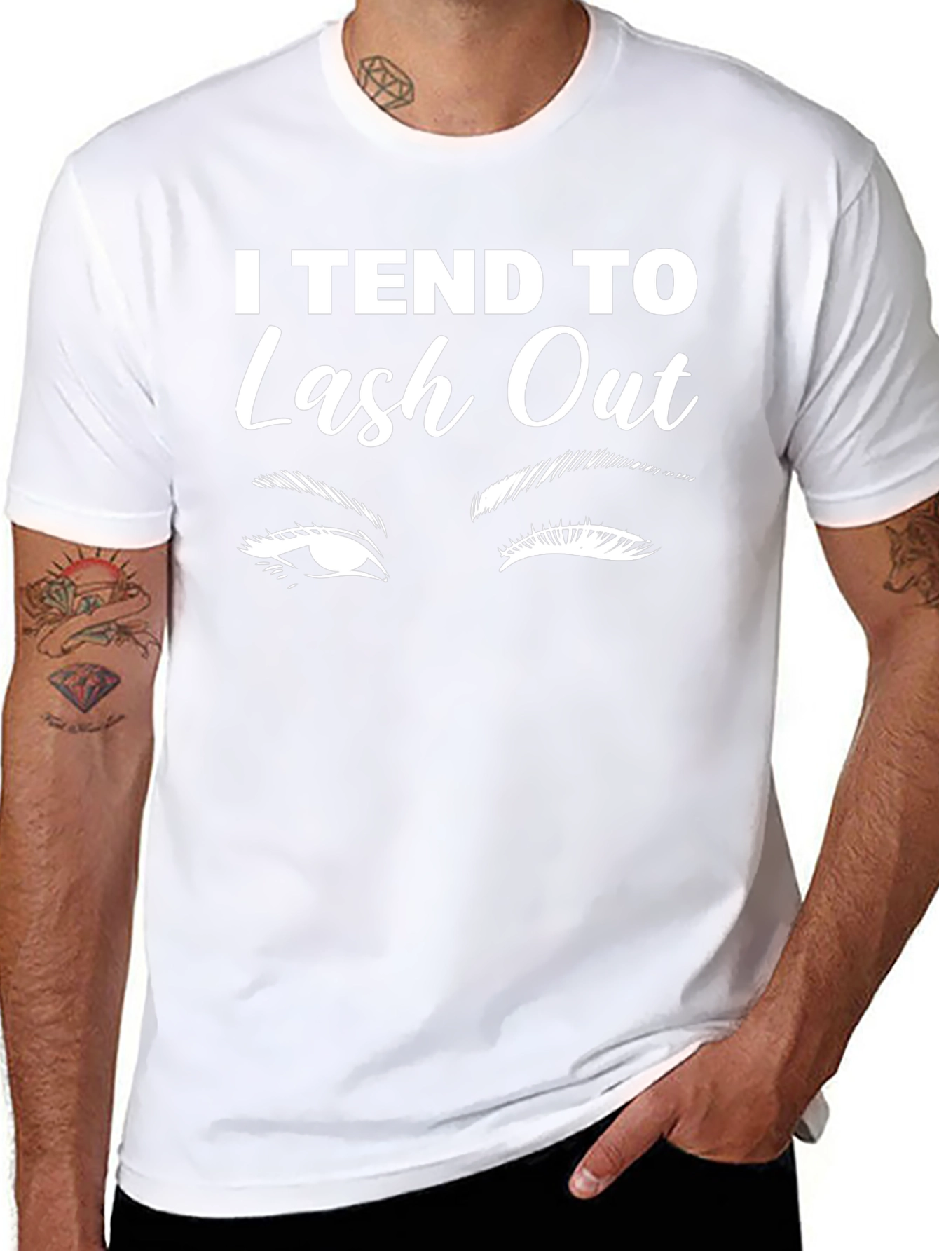 I Tend To Lash Out Graphic T-Shirt