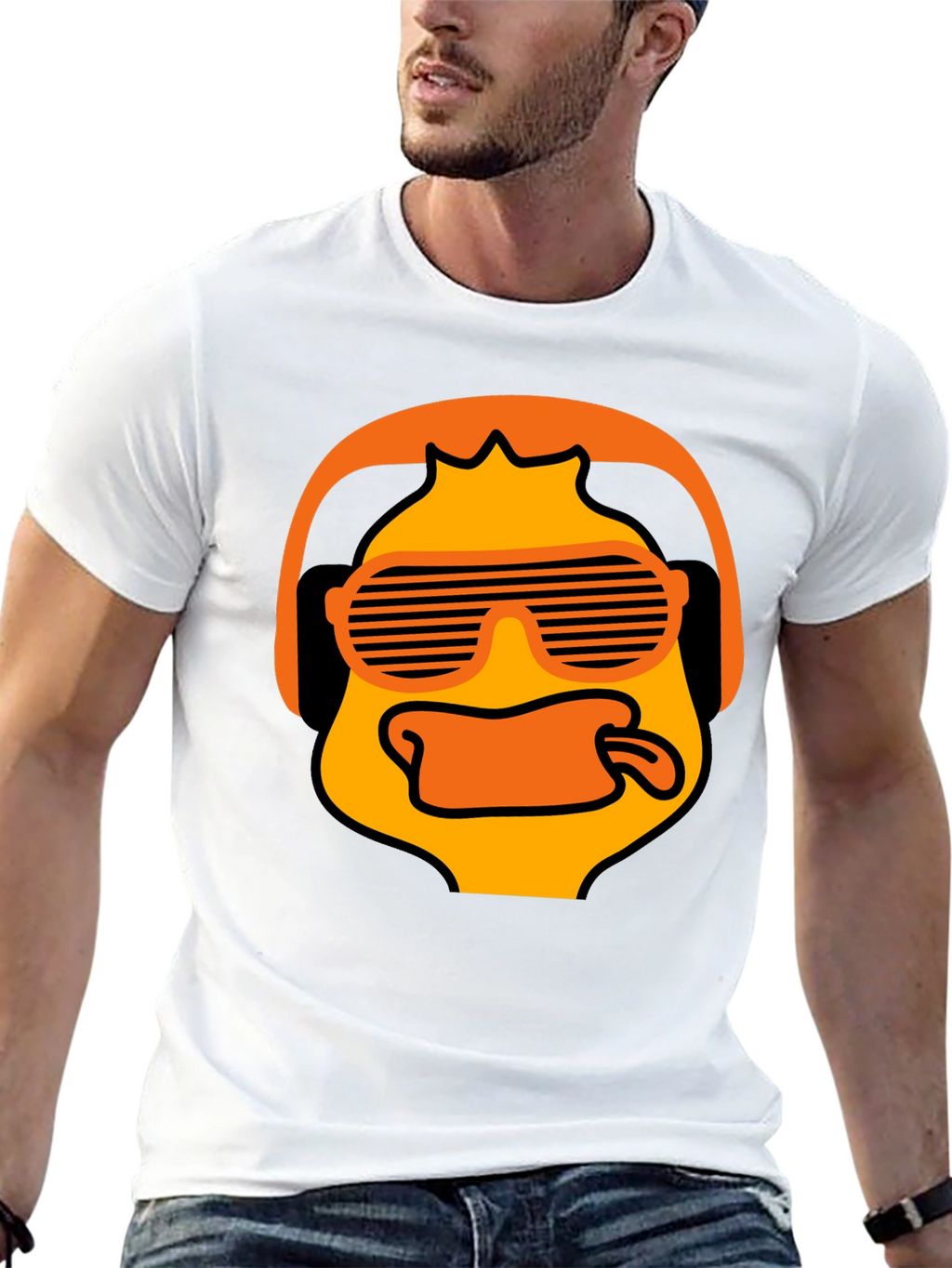 Cool Duck Graphic T-Shirt - Black Cotton Tee