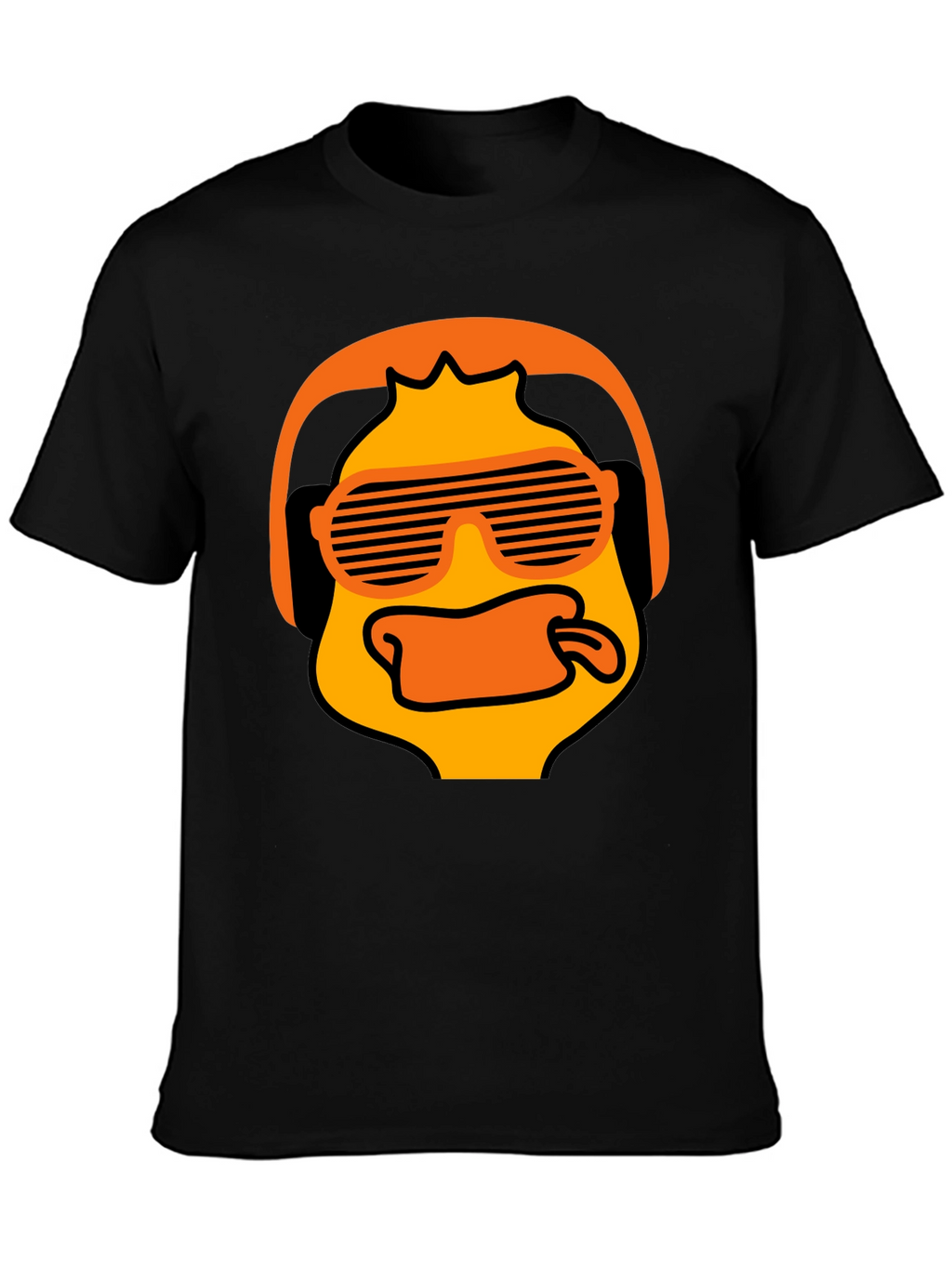 Cool Duck Graphic T-Shirt - Black Cotton Tee