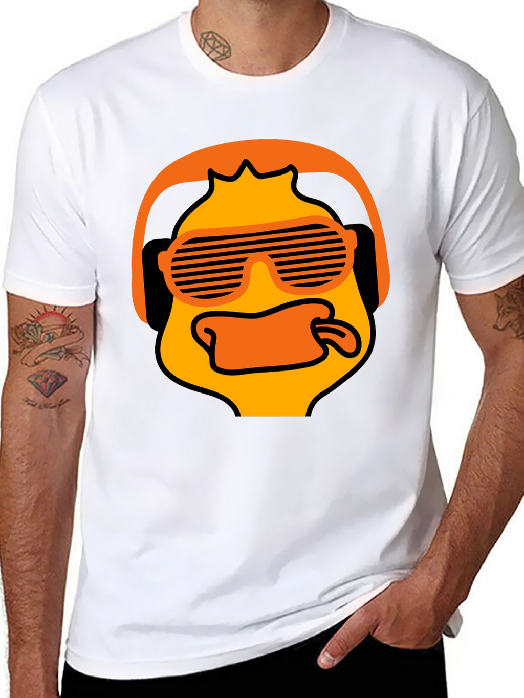 Cool Duck Graphic T-Shirt - Black Cotton Tee