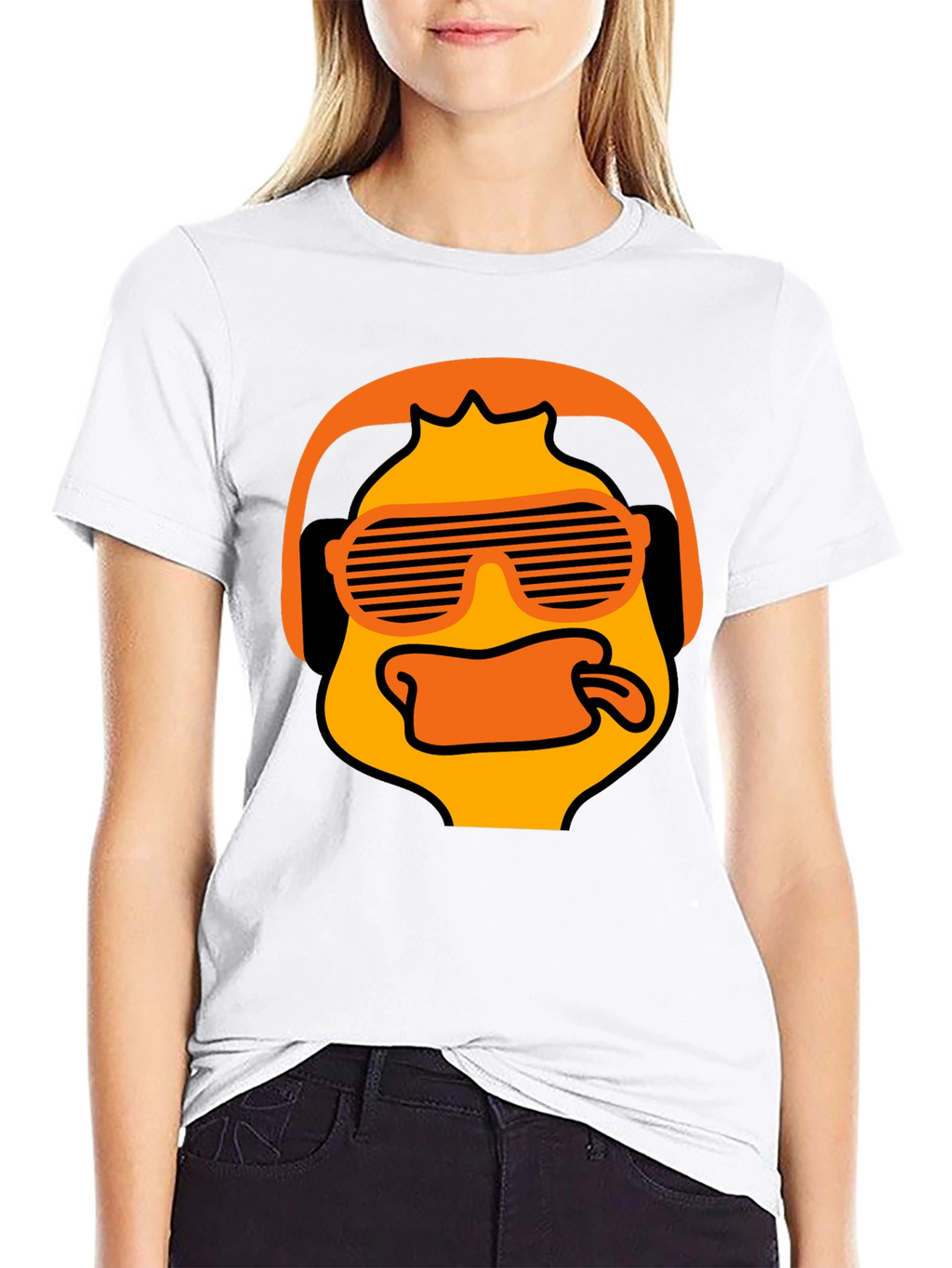 Cool Duck Graphic T-Shirt - Black Cotton Tee