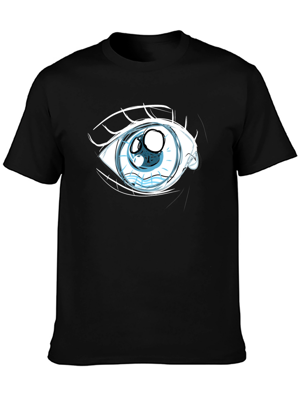 Eye Graphic Black T-Shirt