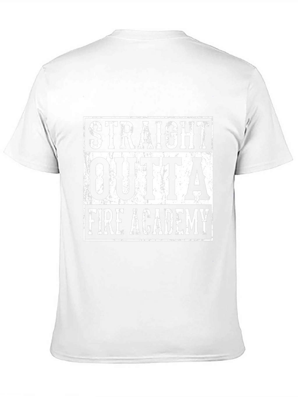 Straight Outta Fire Academy Black T-Shirt