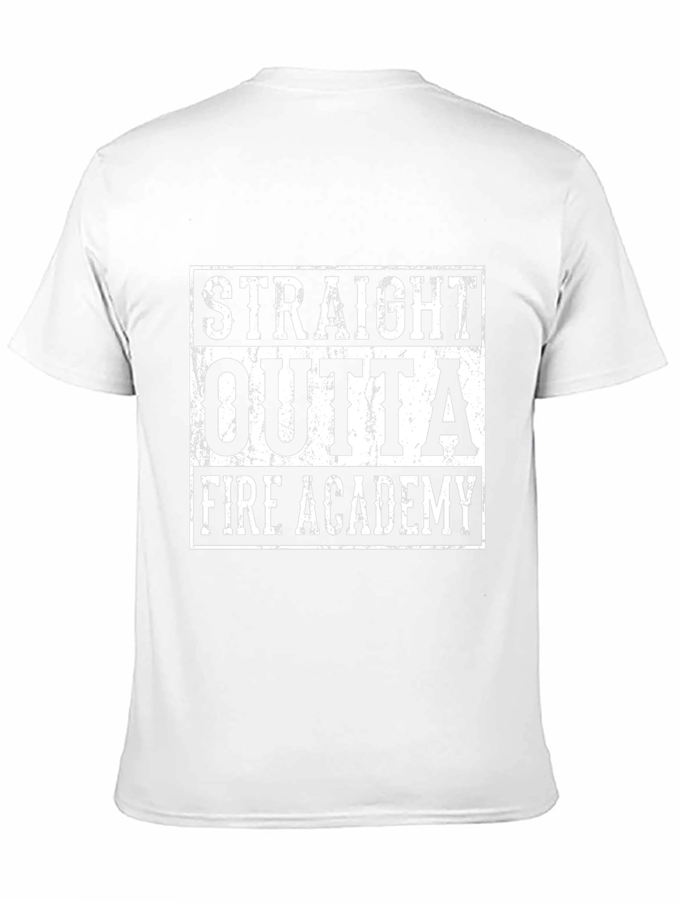 Straight Outta Fire Academy Black T-Shirt