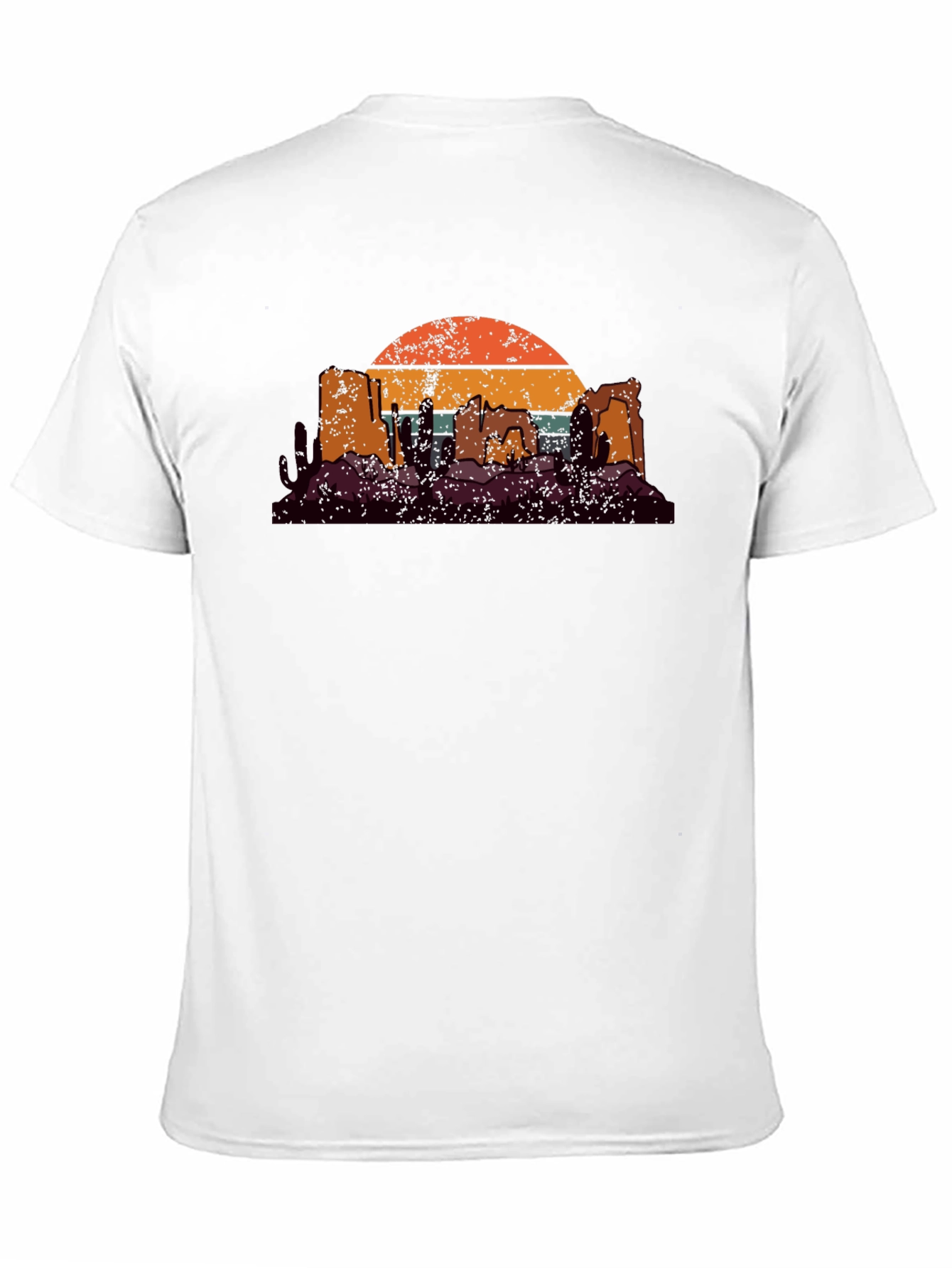 Retro Desert Sunset Graphic T-Shirt