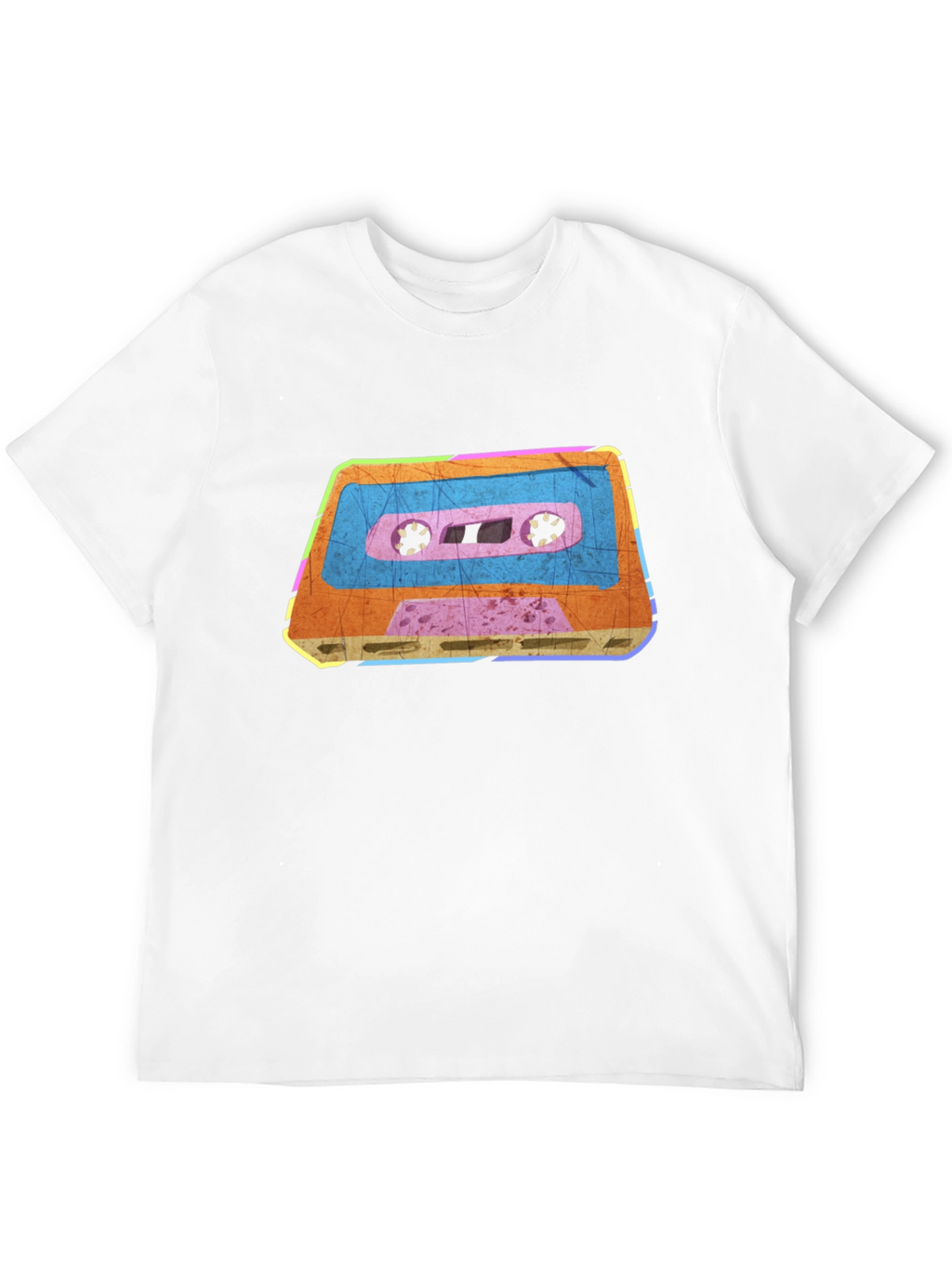 Retro Cassette Tape Graphic T-Shirt