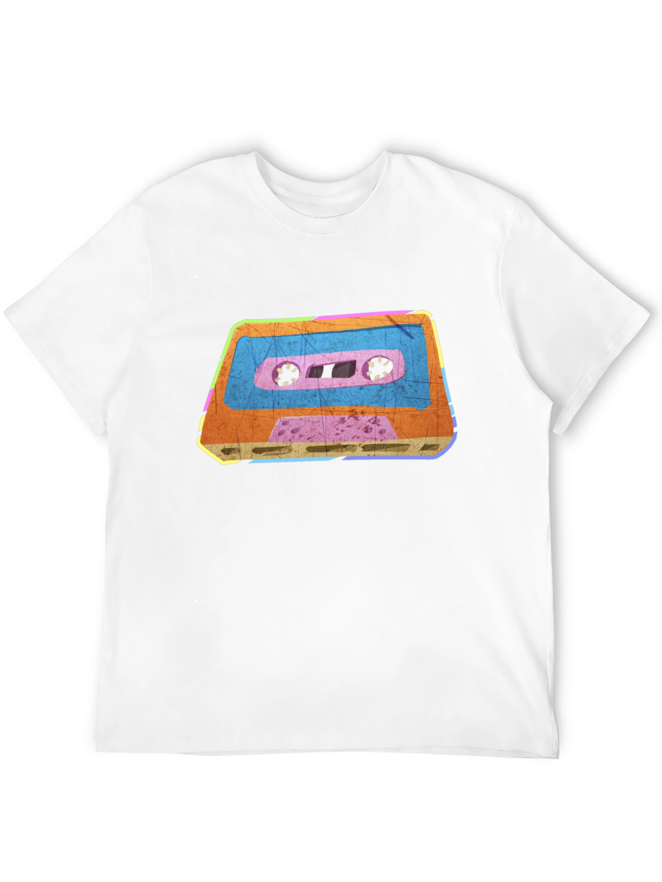 Retro Cassette Tape Graphic T-Shirt