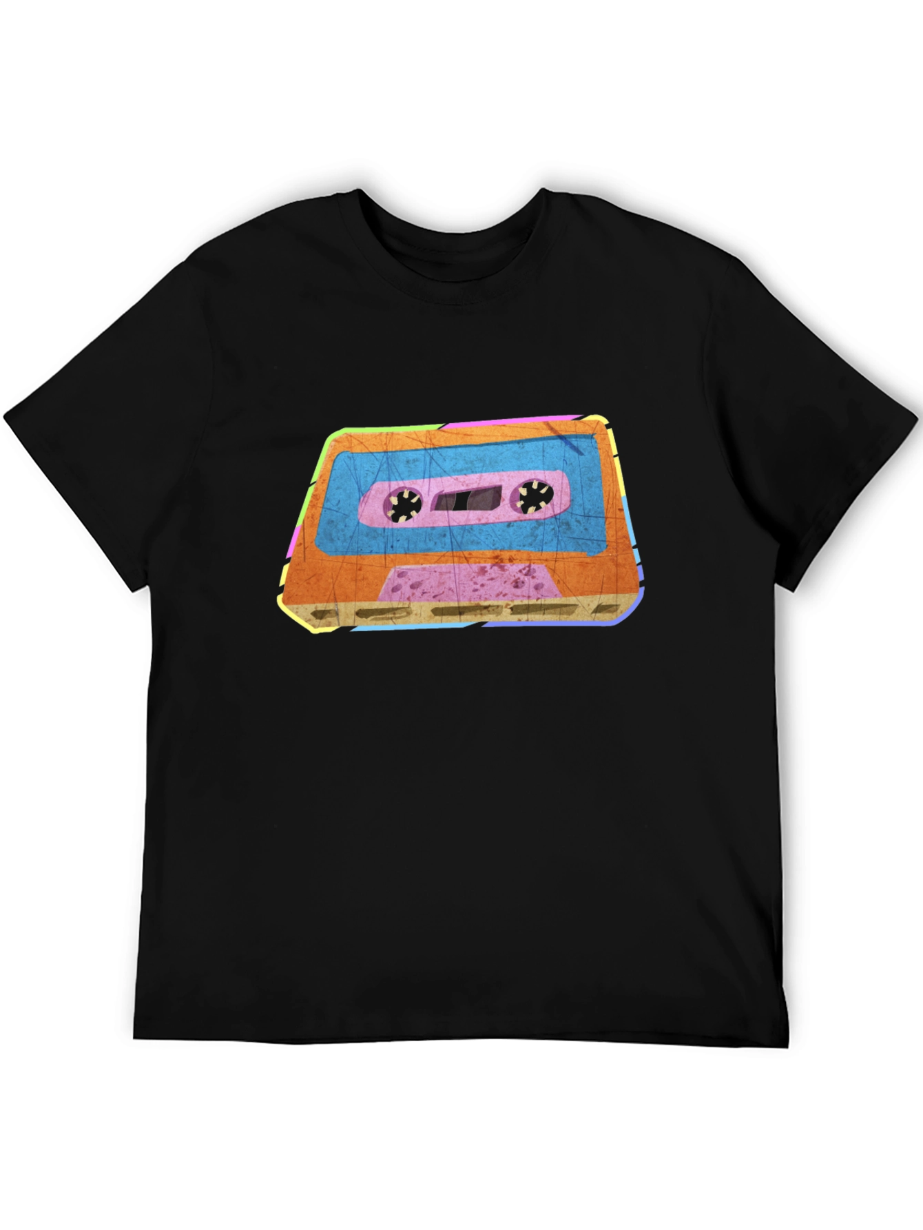 Retro Cassette Tape Graphic T-Shirt