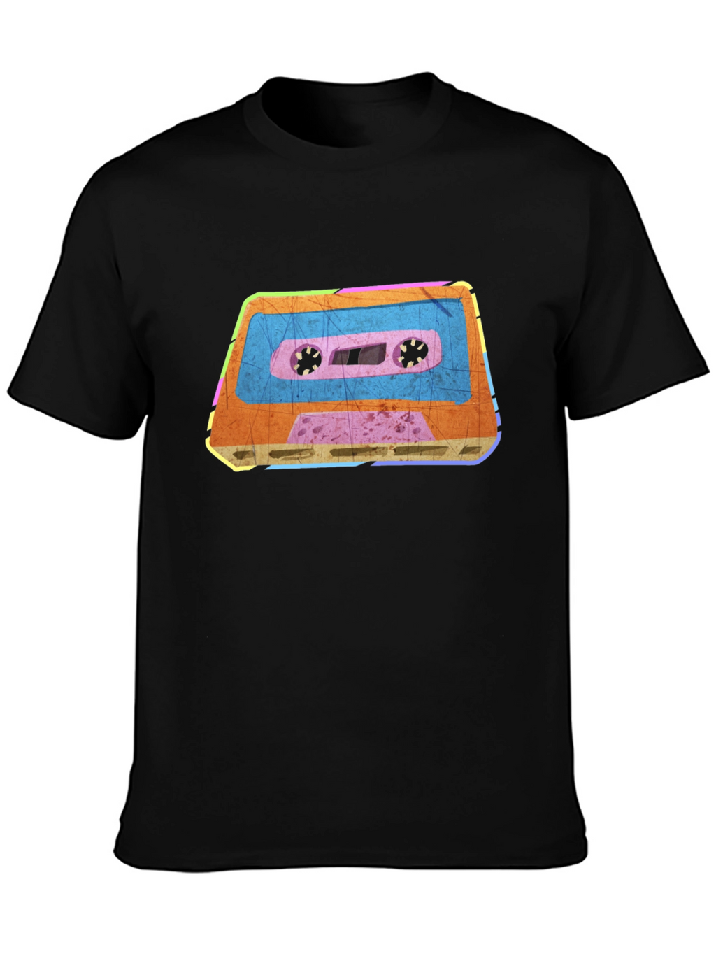 Retro Cassette Tape Graphic T-Shirt