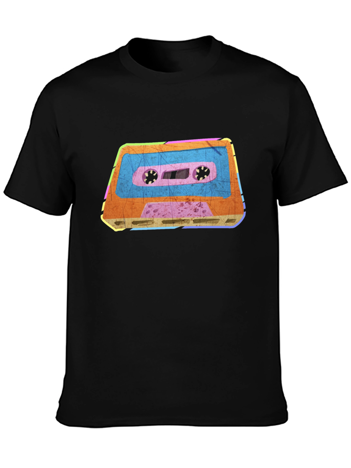 Retro Cassette Tape Graphic T-Shirt