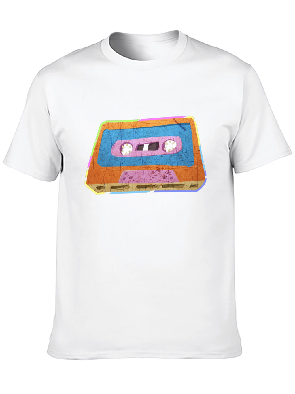 Retro Cassette Tape Graphic T-Shirt