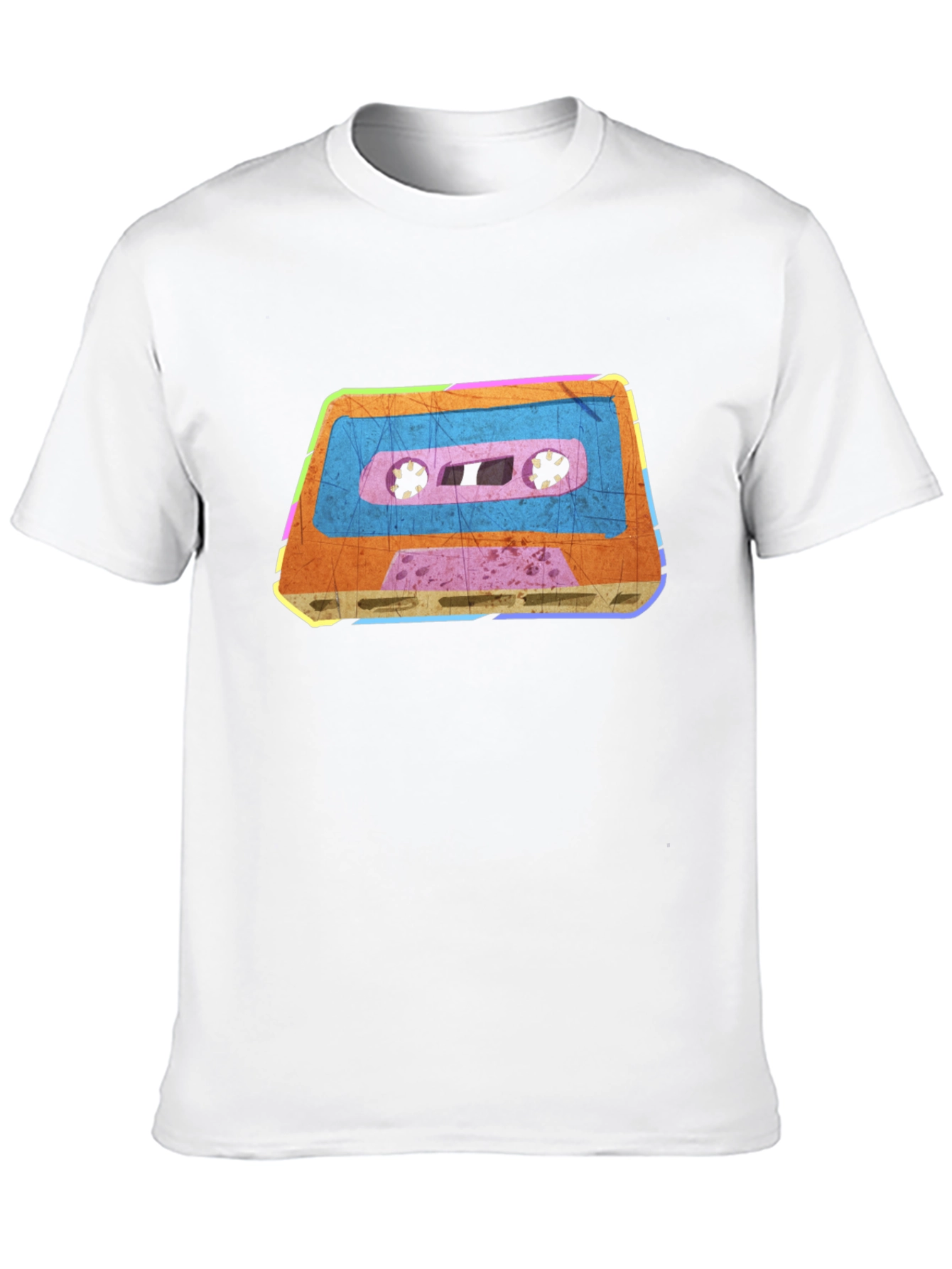 Retro Cassette Tape Graphic T-Shirt
