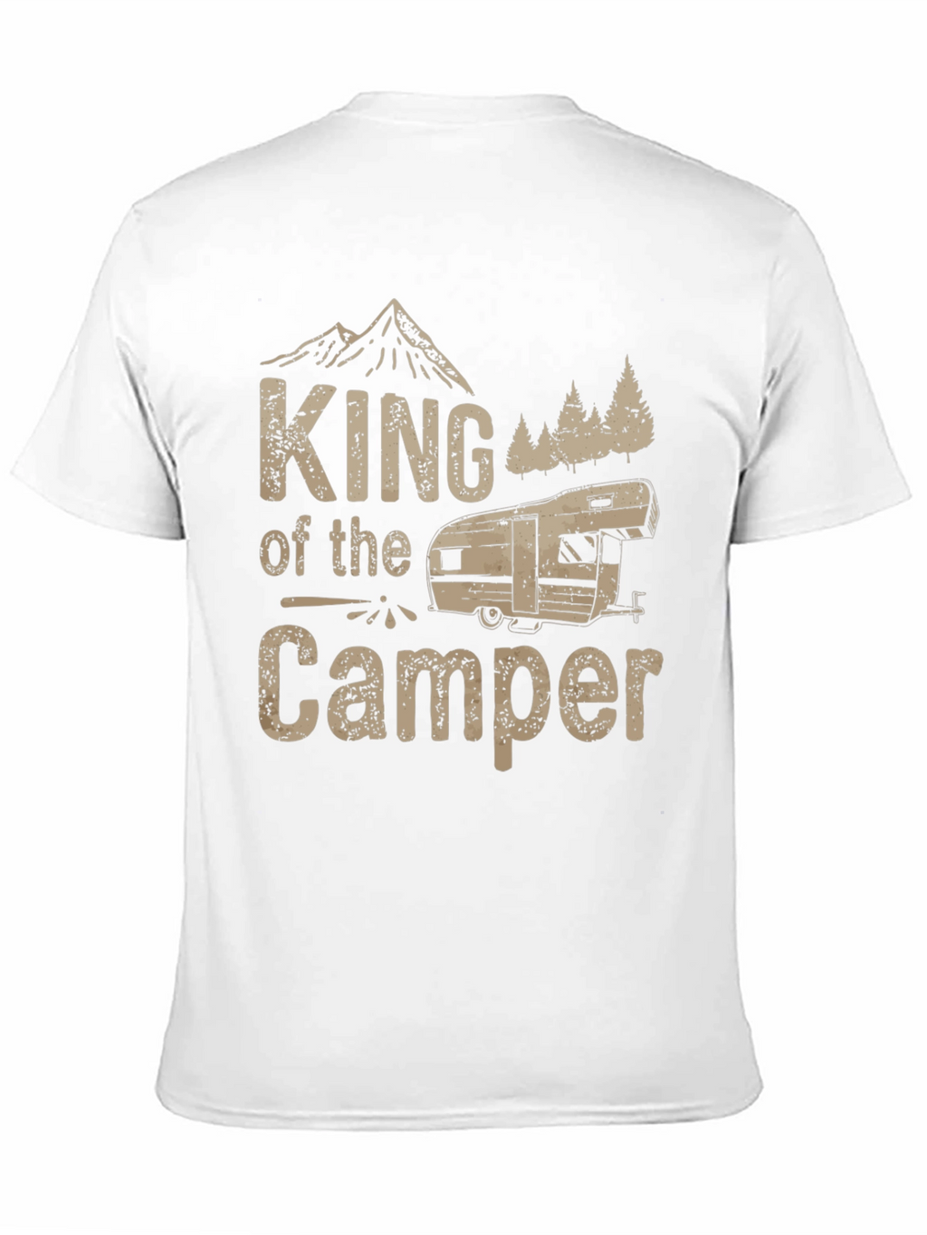 King of the Camper T-Shirt - Camping Adventure