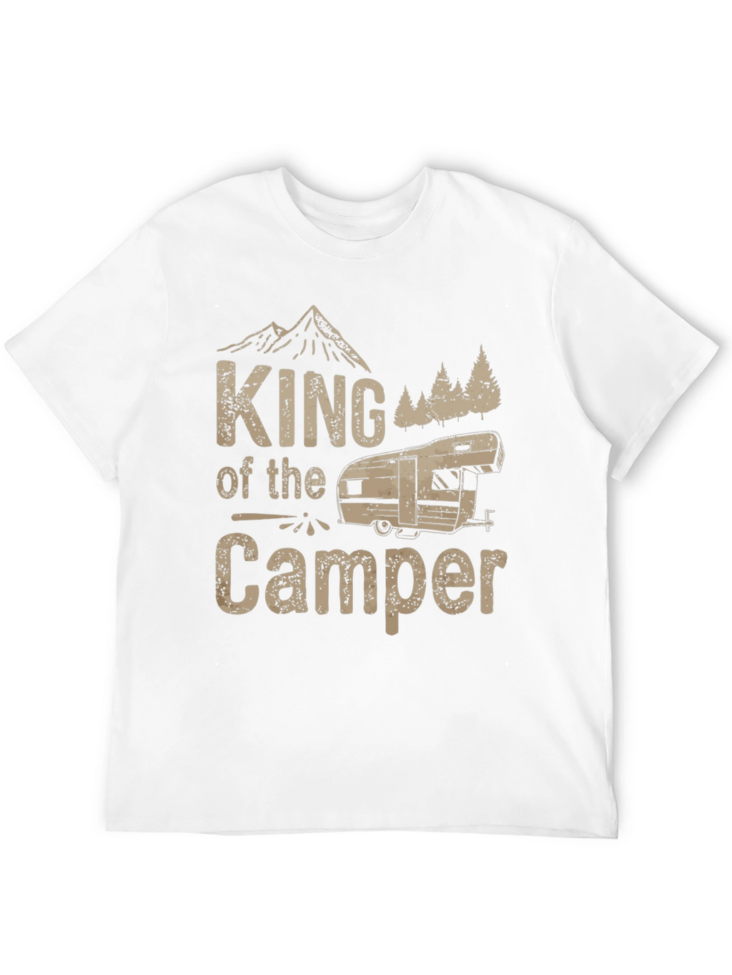 King of the Camper T-Shirt - Camping Adventure