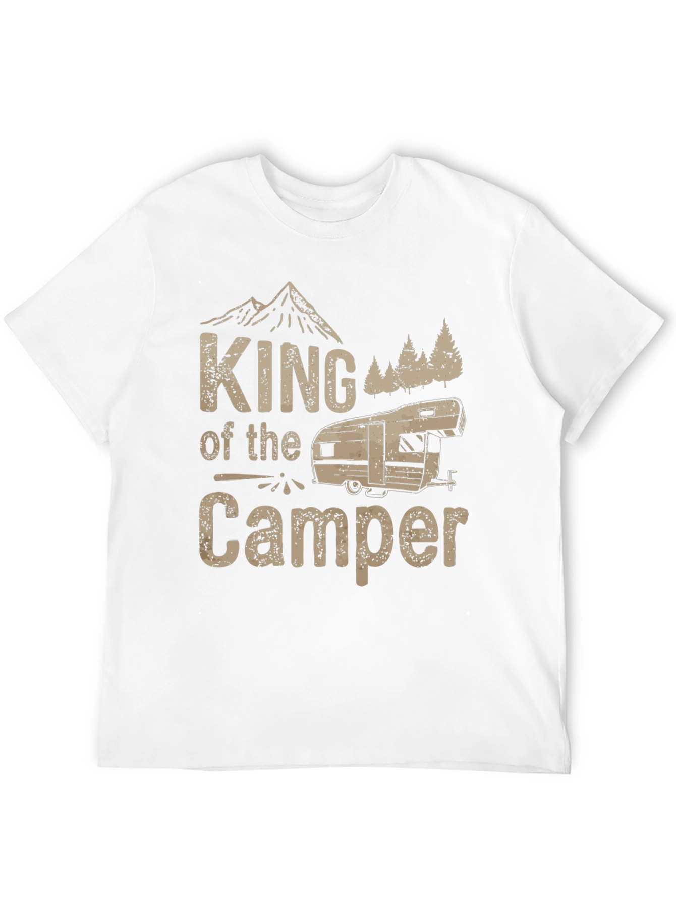 King of the Camper T-Shirt - Camping Adventure