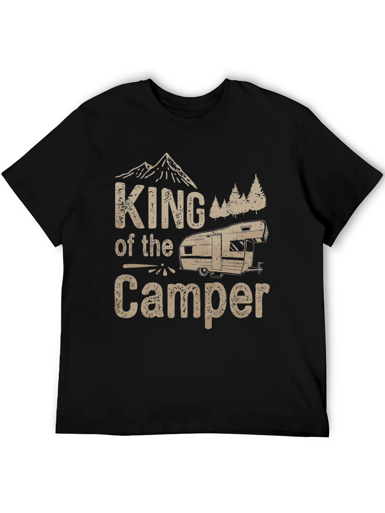 King of the Camper T-Shirt - Camping Adventure