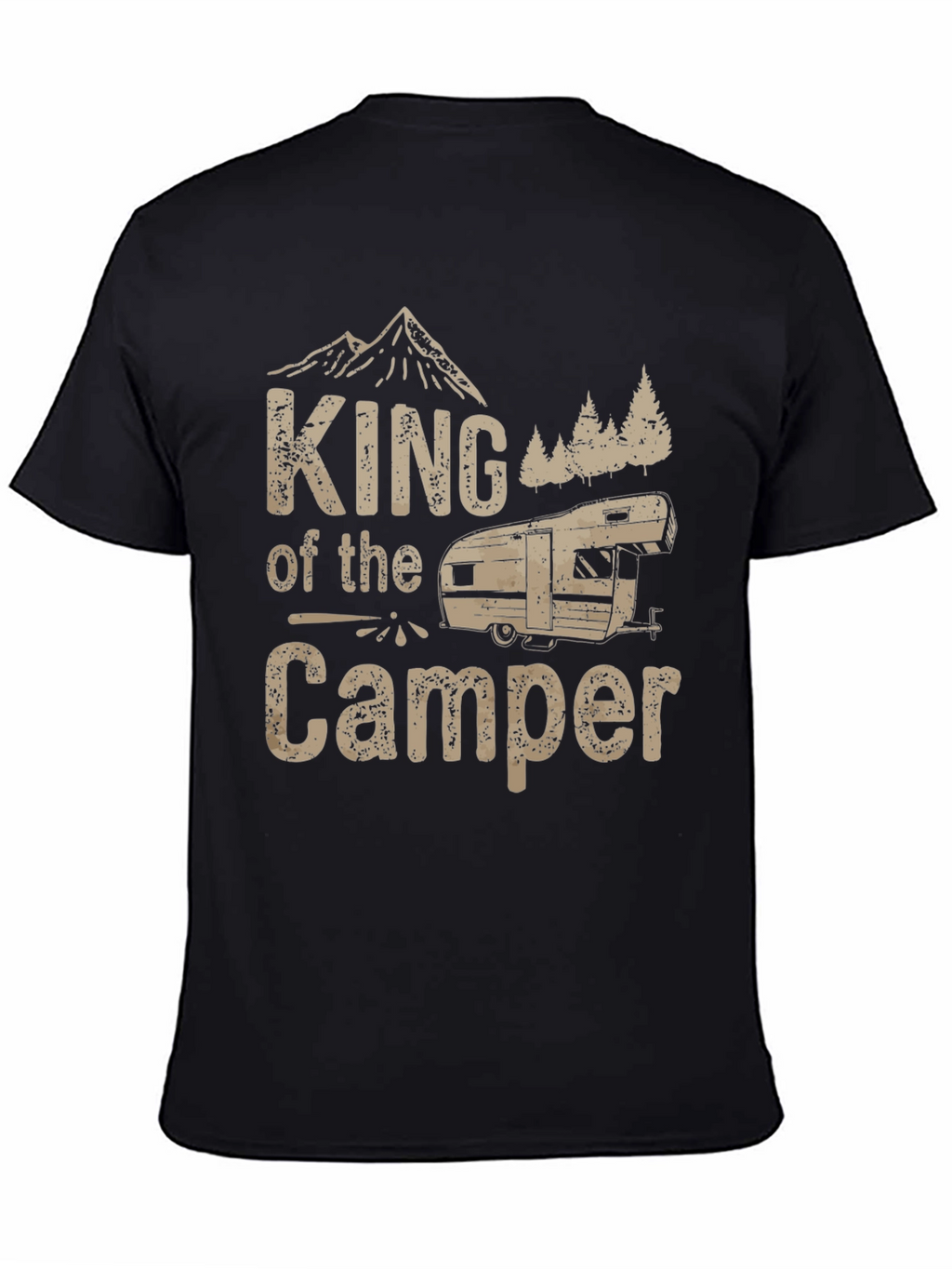 King of the Camper T-Shirt - Camping Adventure
