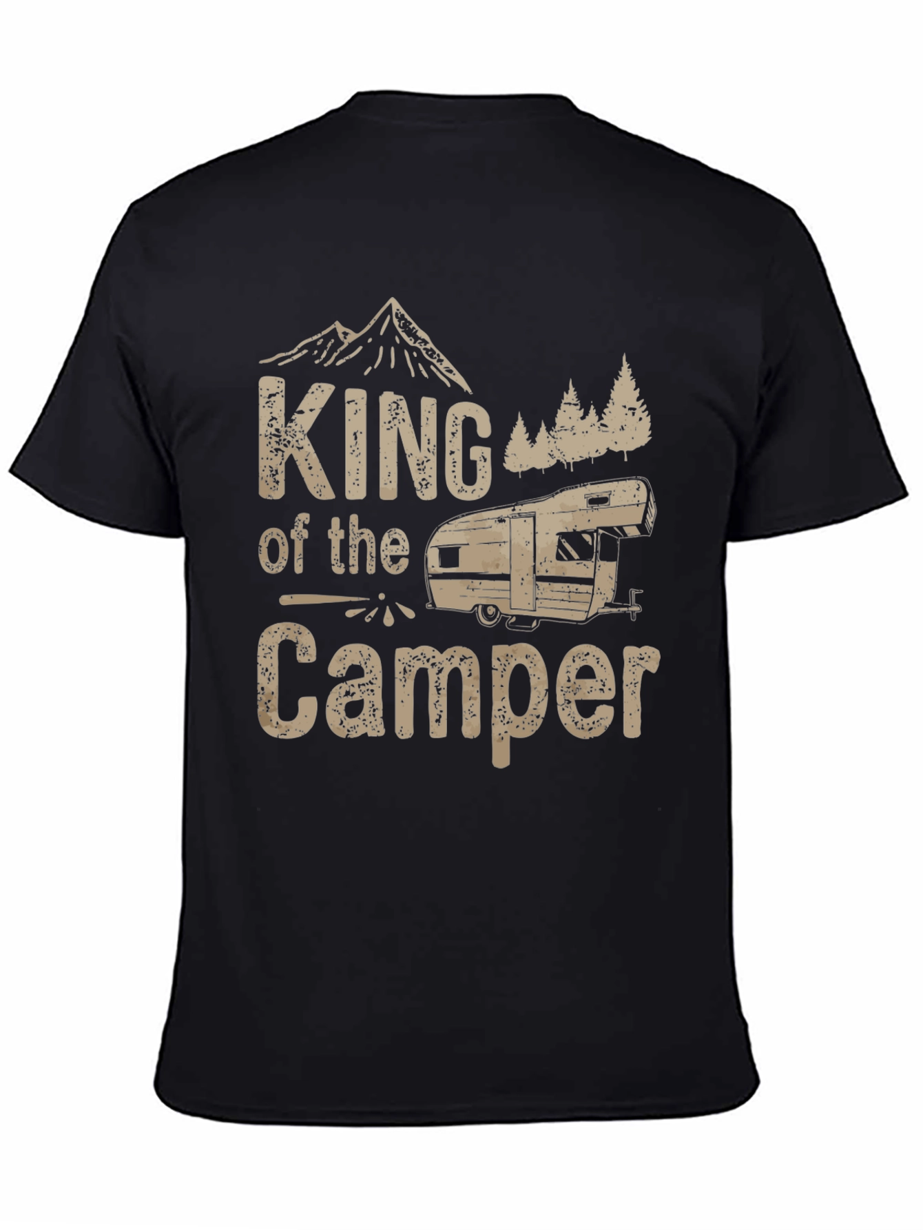 King of the Camper T-Shirt - Camping Adventure