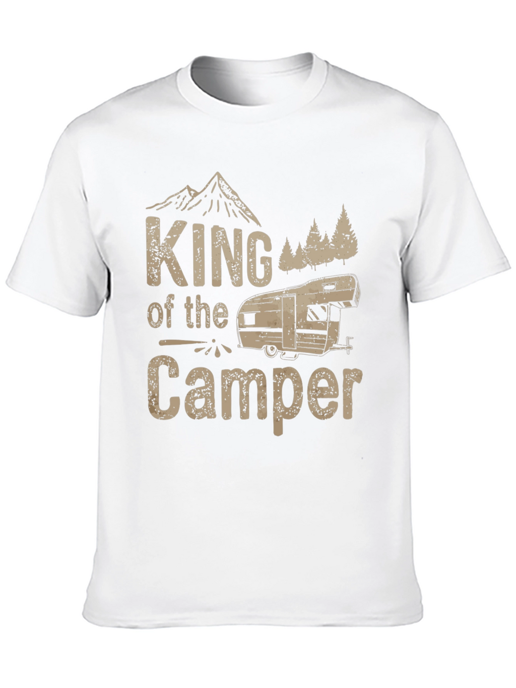 King of the Camper T-Shirt - Camping Adventure