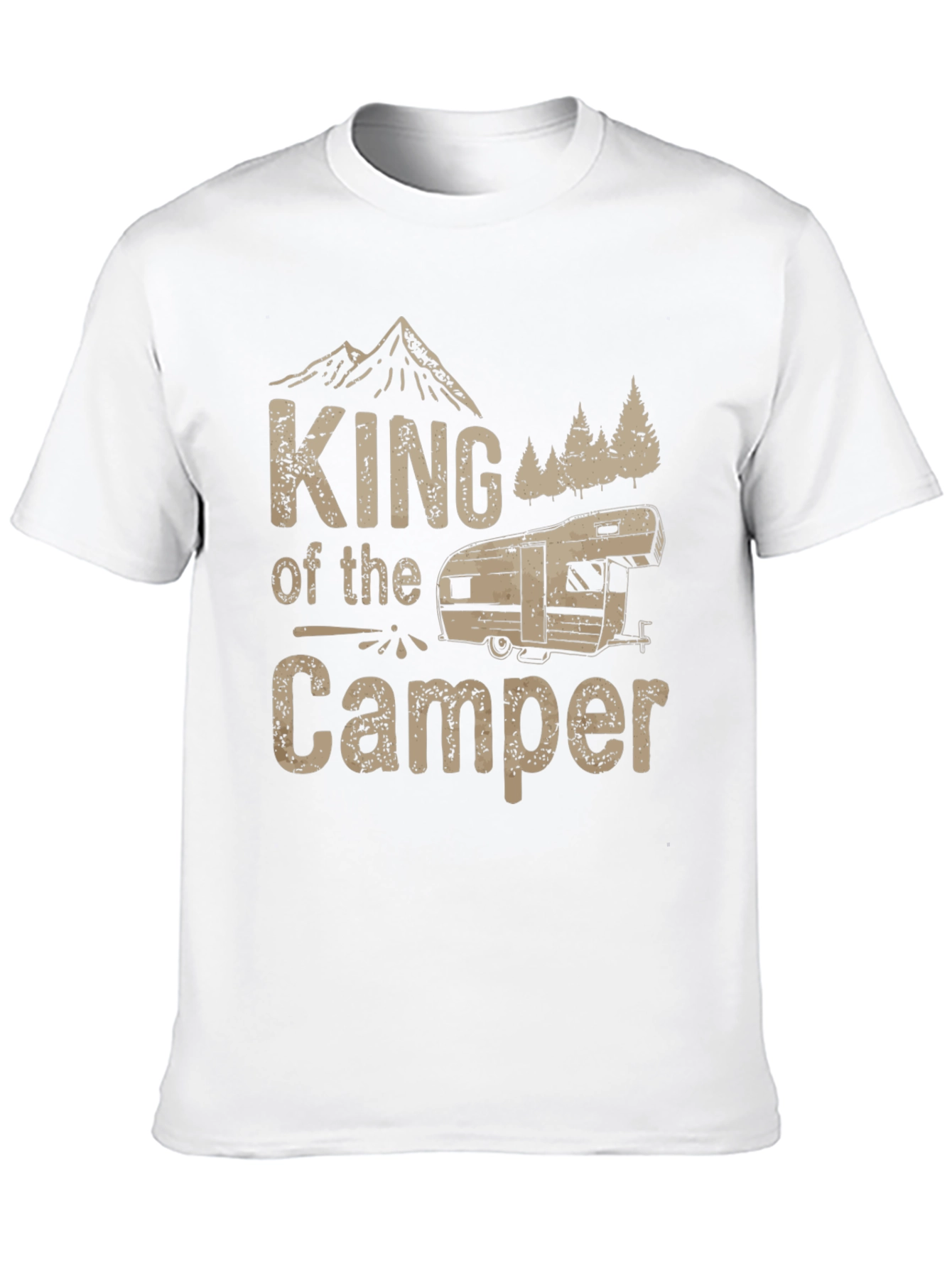 King of the Camper T-Shirt - Camping Adventure
