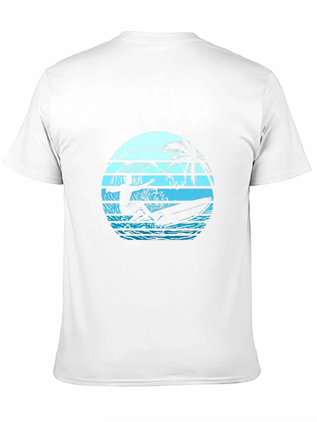 Surfing Sunset Graphic Tee - Retro Style