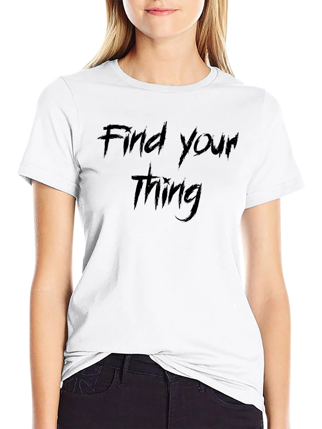 Find Your Thing Black T-Shirt