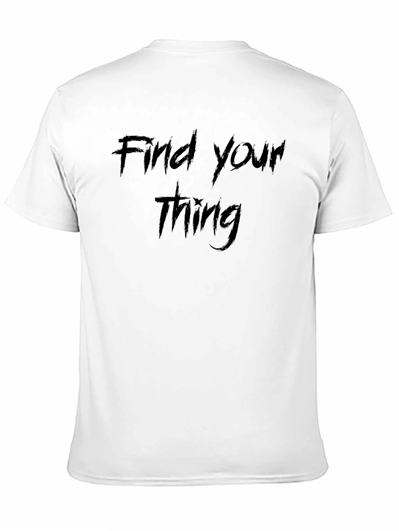 Find Your Thing Black T-Shirt