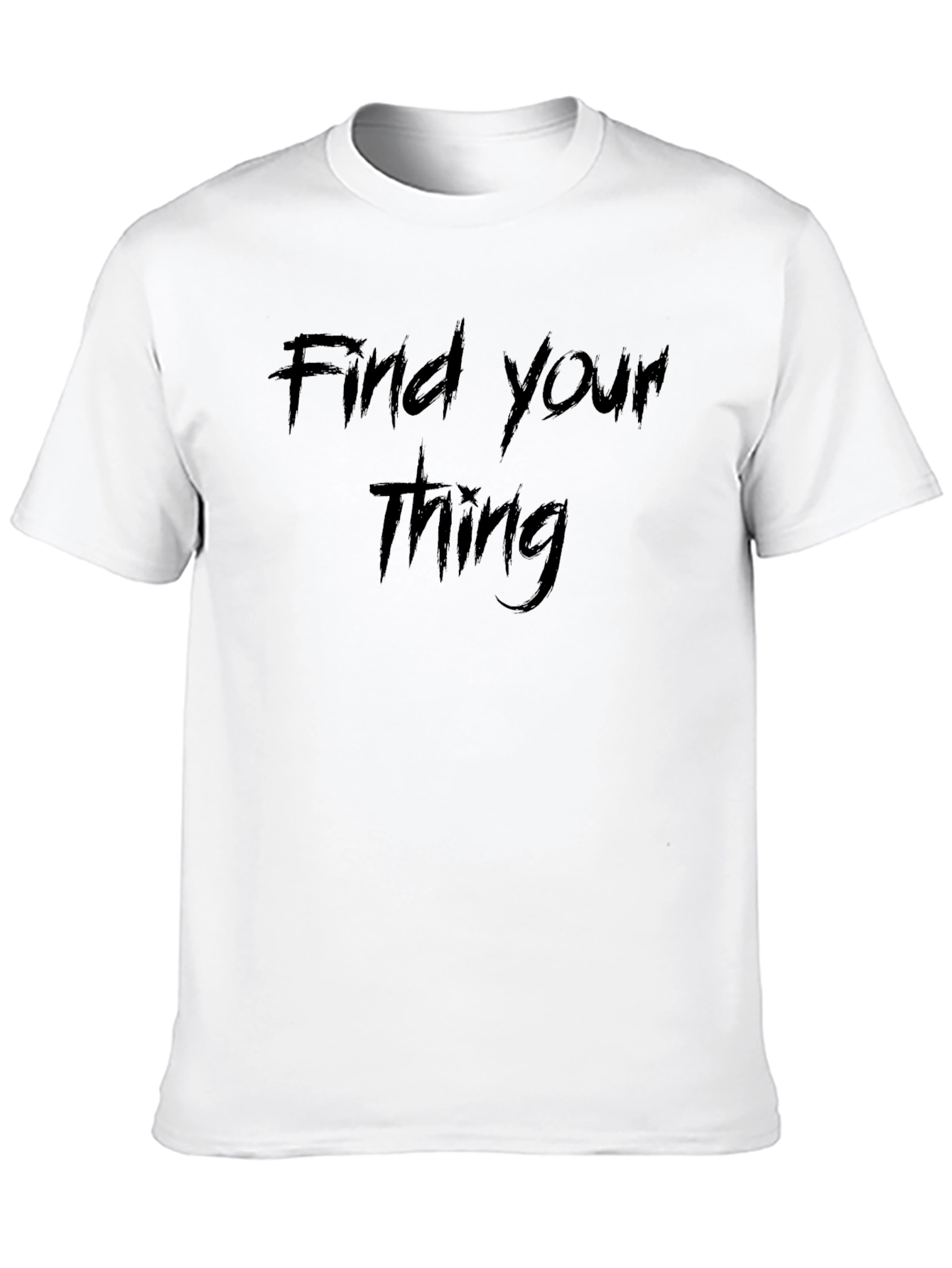 Find Your Thing Black T-Shirt