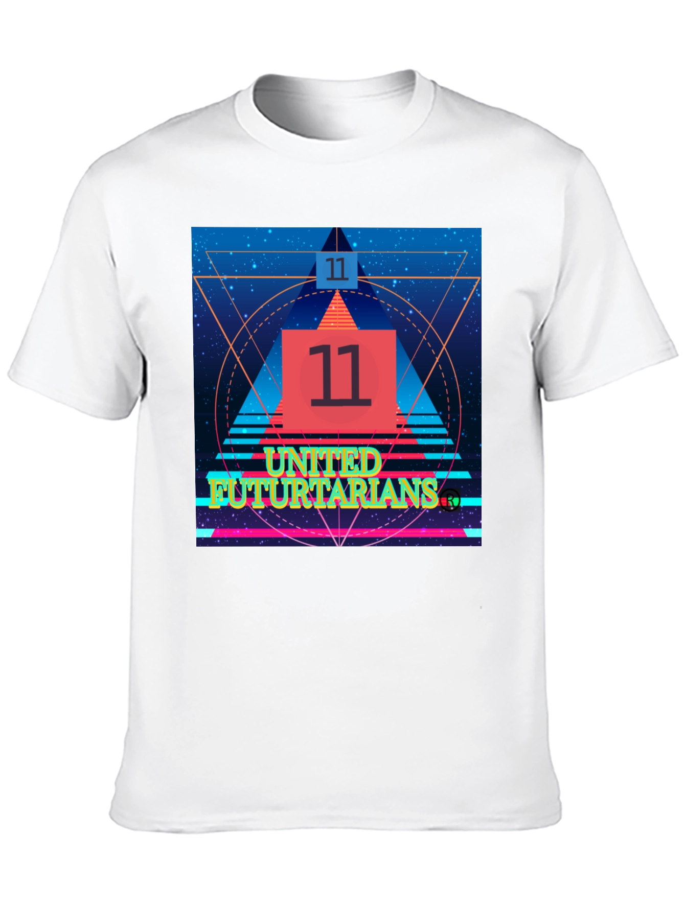United Fututarians Black Graphic Tee