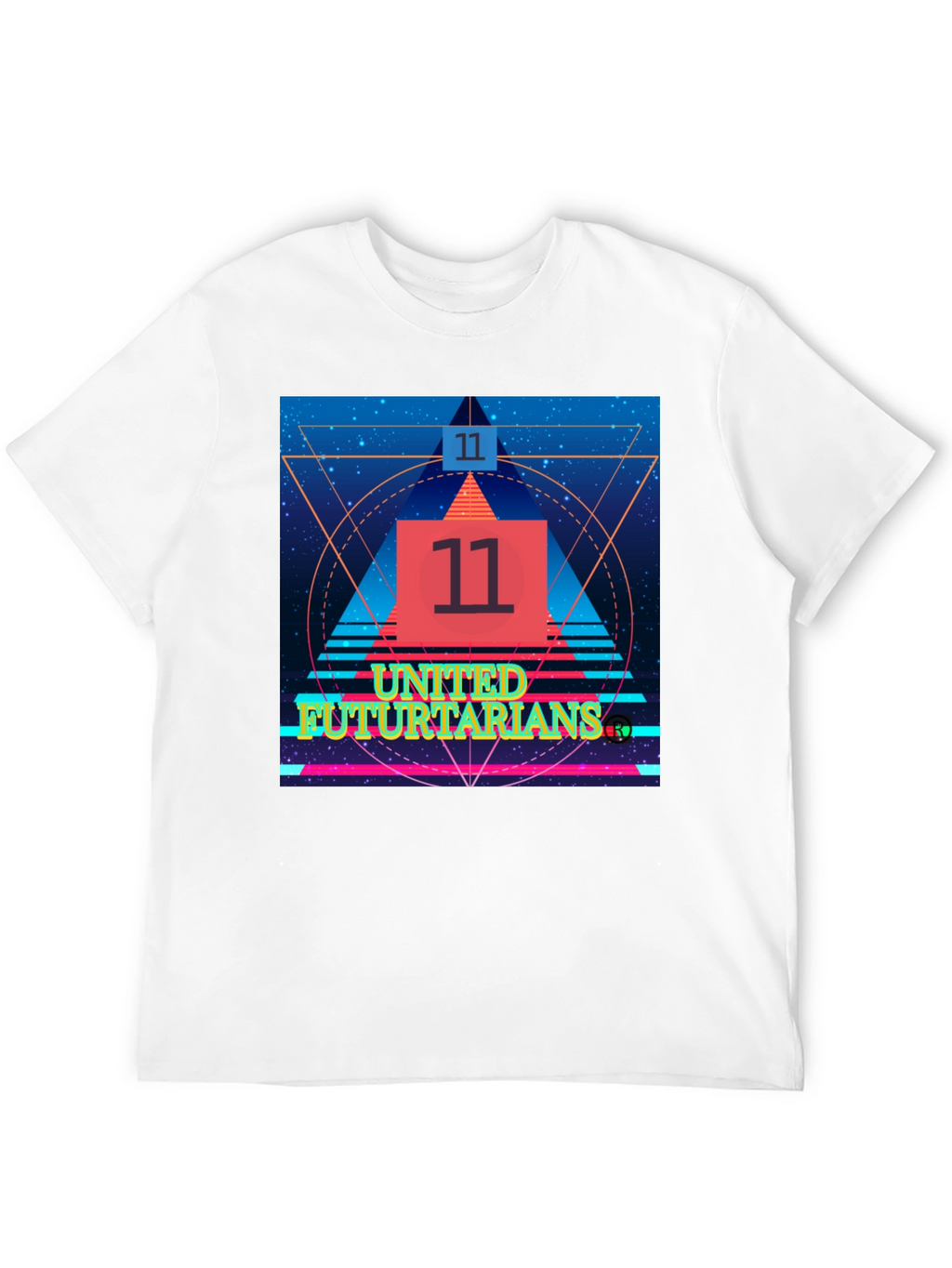 United Fututarians Black Graphic Tee