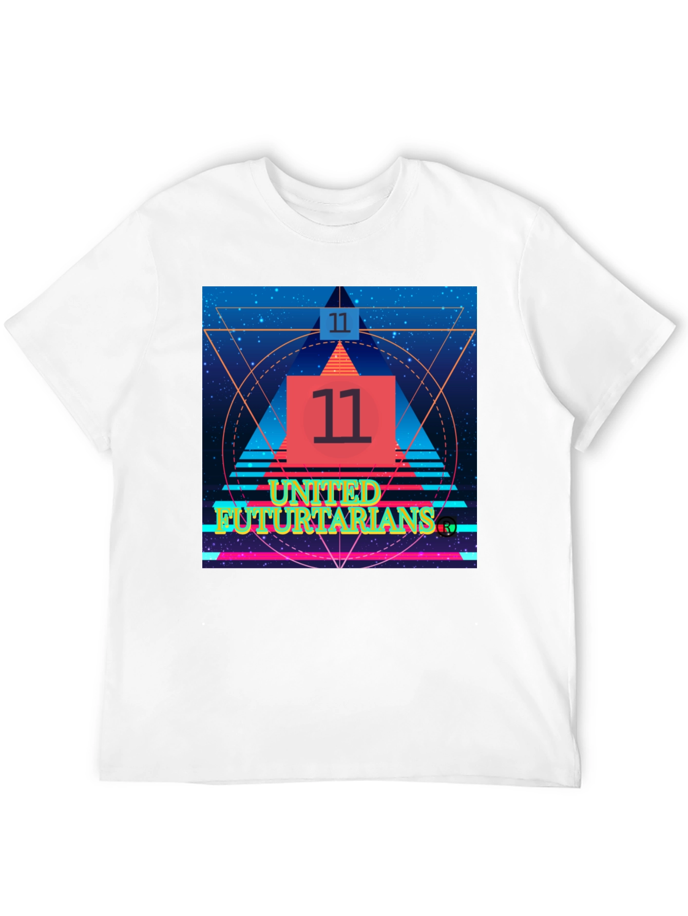United Fututarians Black Graphic Tee